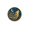 Cecil Odell Music Kiss-Cut Vinyl Sticker: 'Sounds of the Wild' Wolf Moon Decal