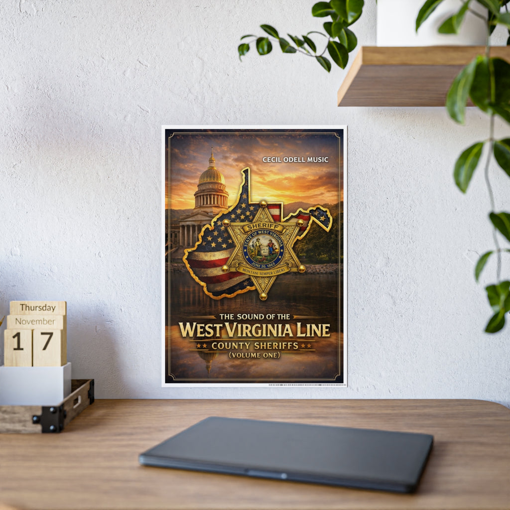 West Virginia Line County Sheriffs Poster