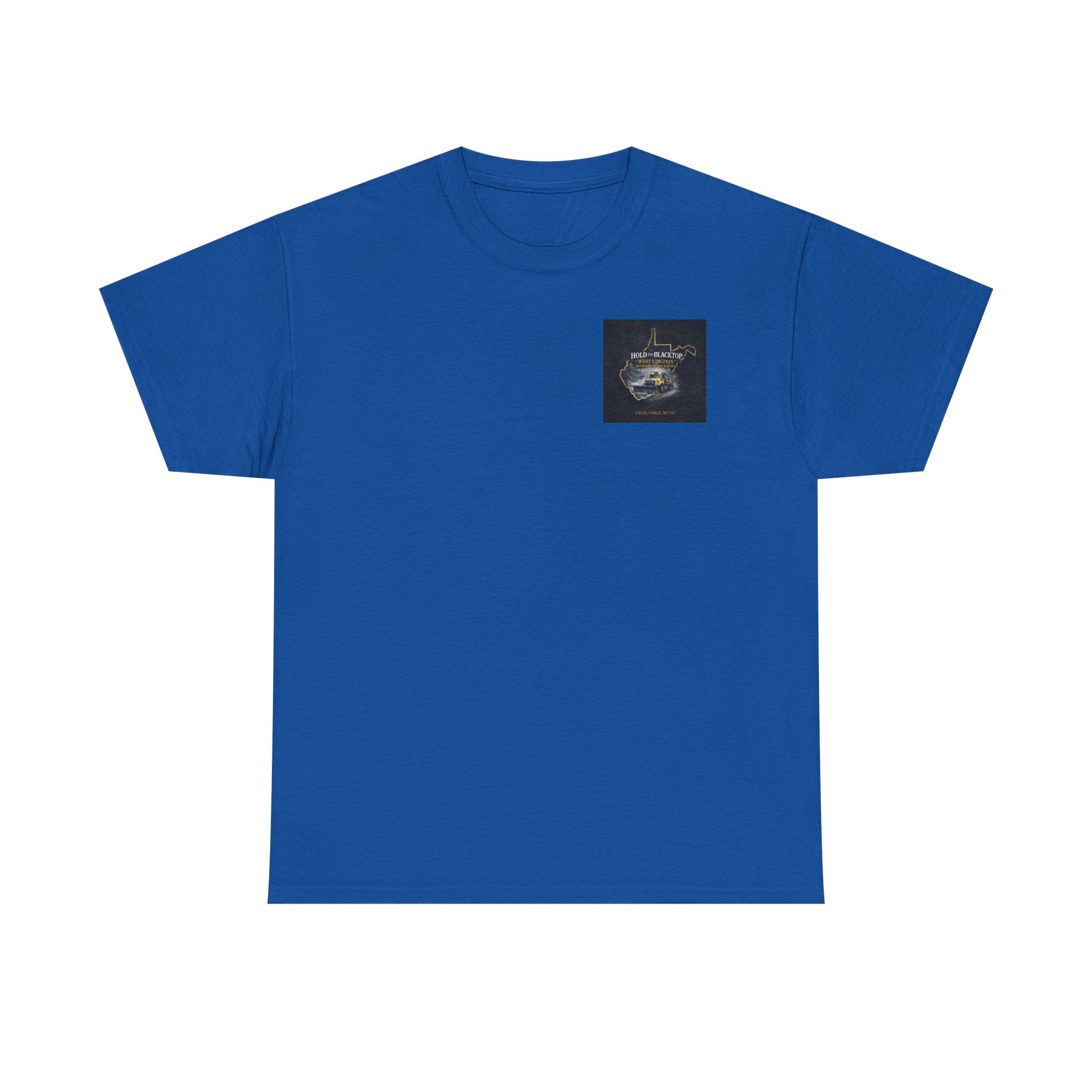 West Virginia 'Hold the Blacktop' Graphic Tee: Vintage Truck State Outline Music Shirt