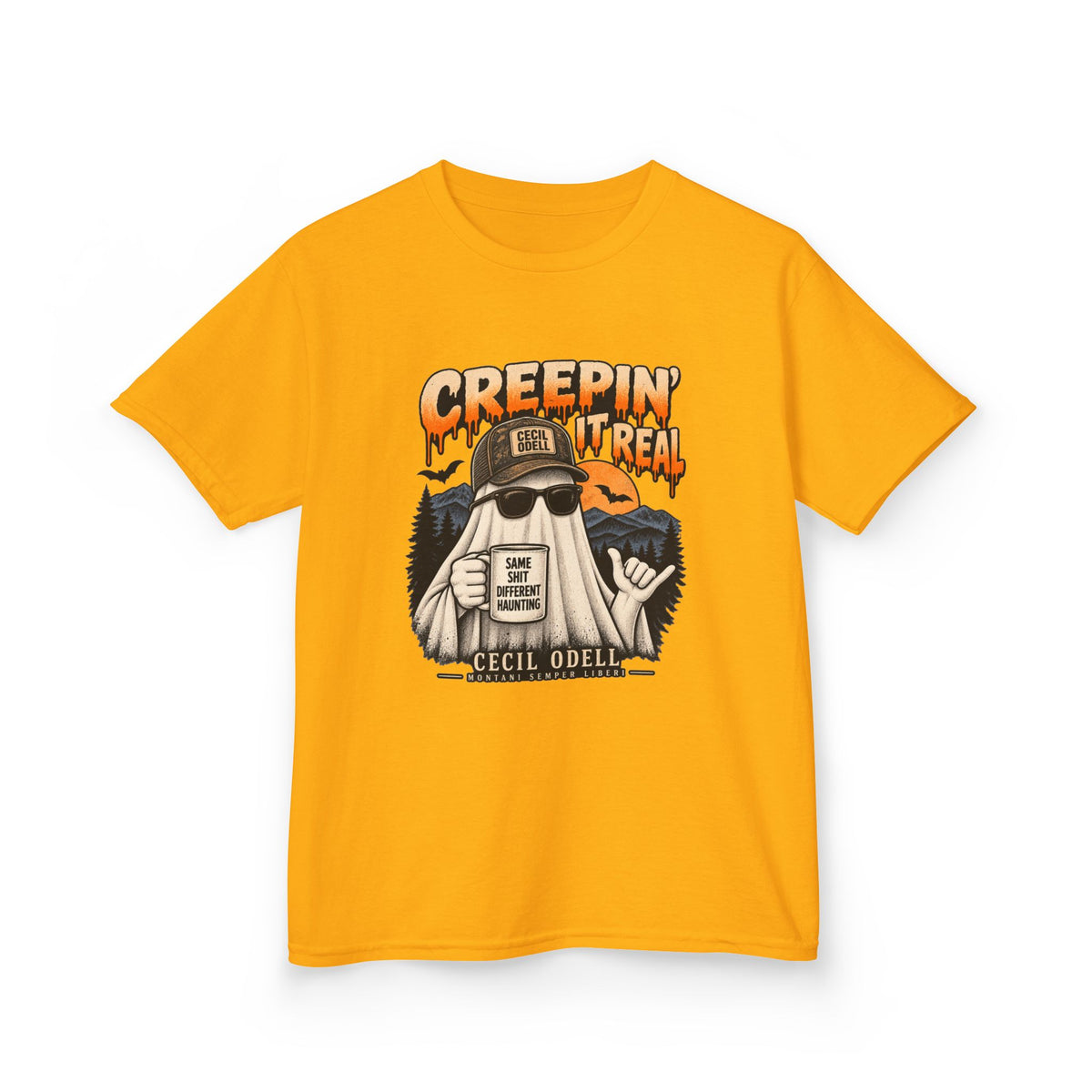 Creepin' It Real Kids Halloween Tee | Cecil Odell