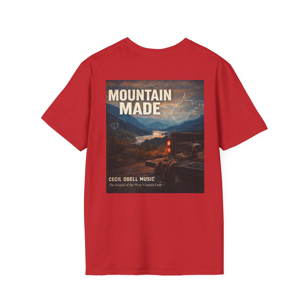 Mountain Made T-Shirt: "Cecil Odell Music" Vintage Mountain Landscape Tee