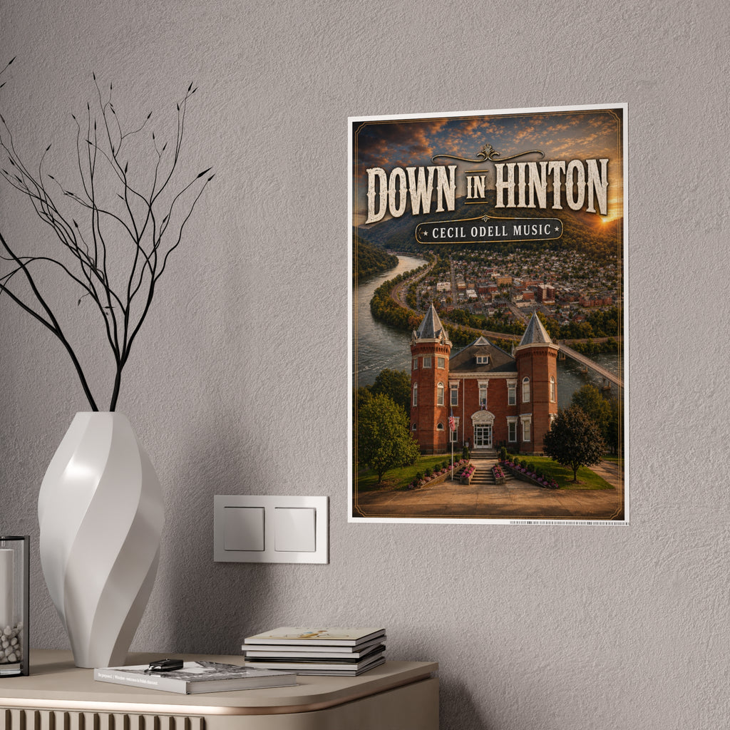 Down in Hinton Gloss Poster
