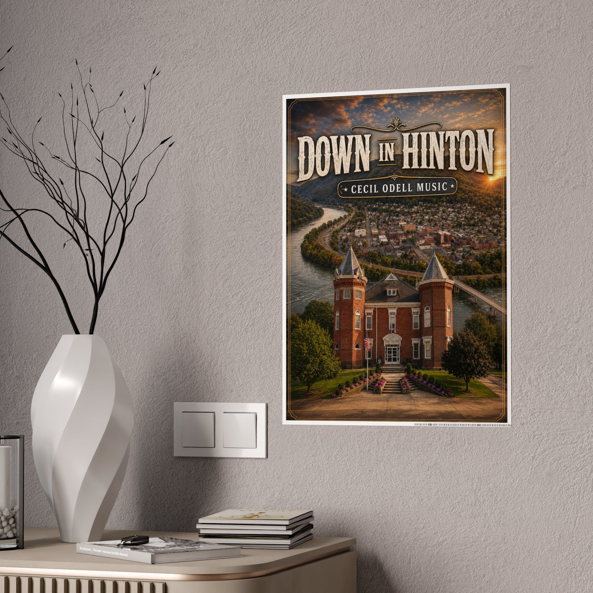 Down in Hinton Gloss Poster
