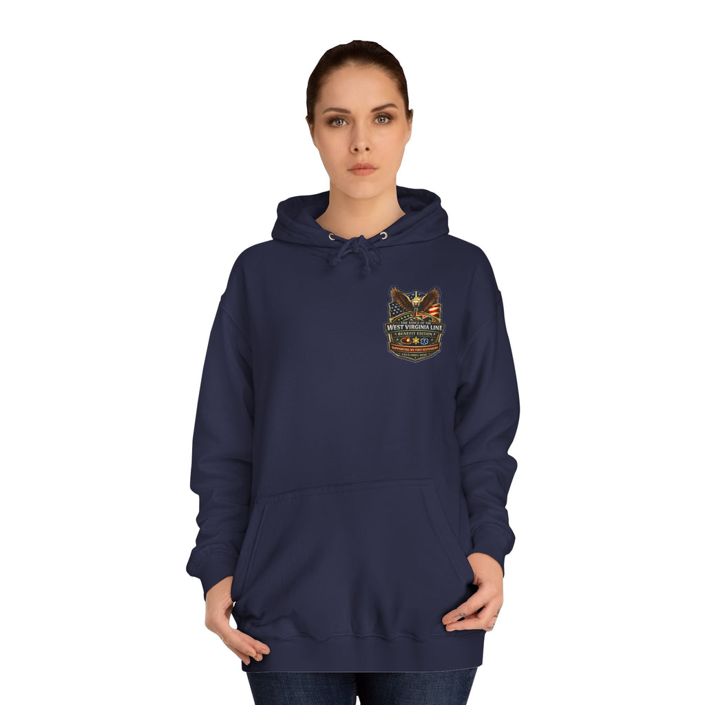 West Virginia Line Badge Hoodie: State & First Responder Tribute