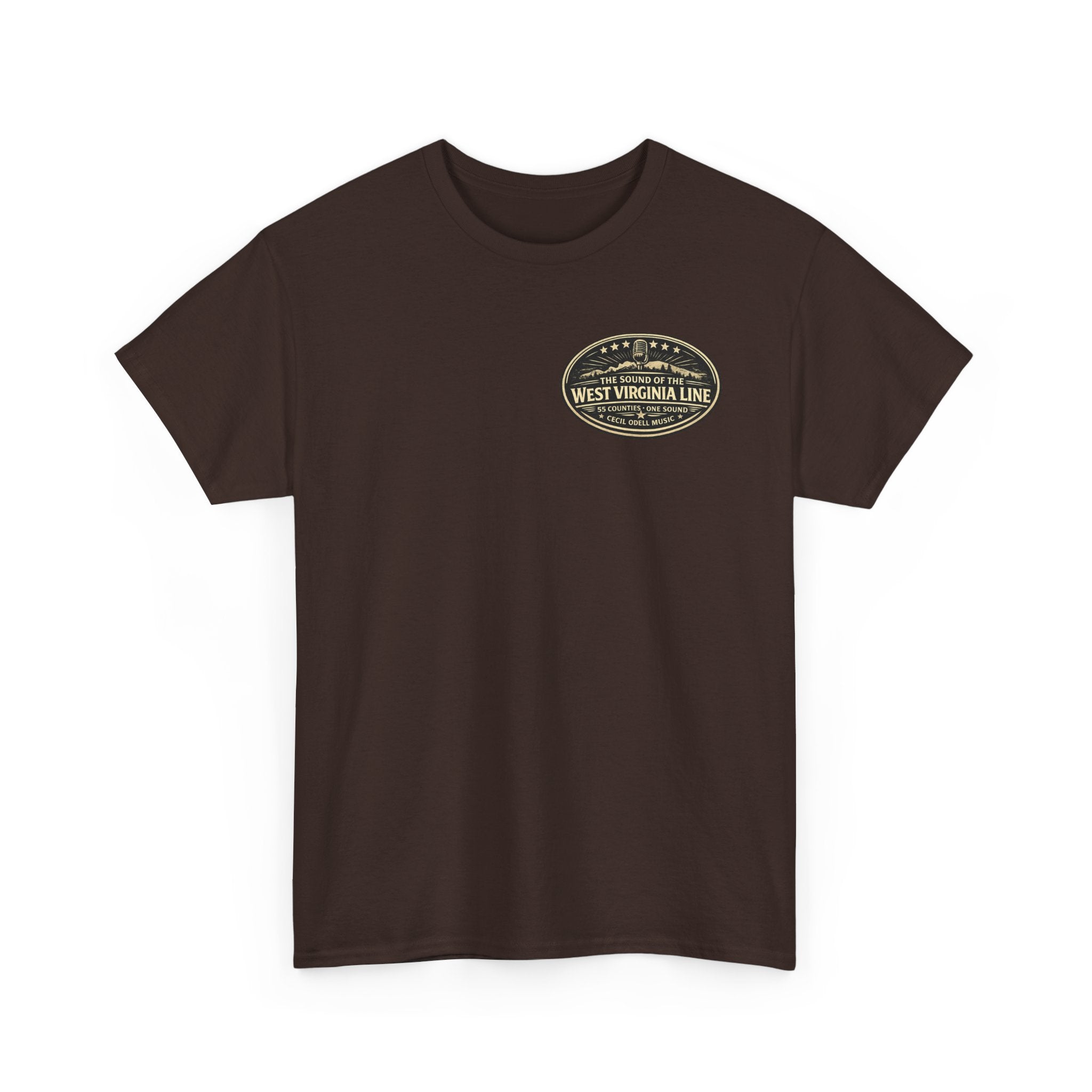Oak Hill Police Line T-Shirt: 'Oak Hill Police Line' Graphic Tee (Cecil Odell Music)