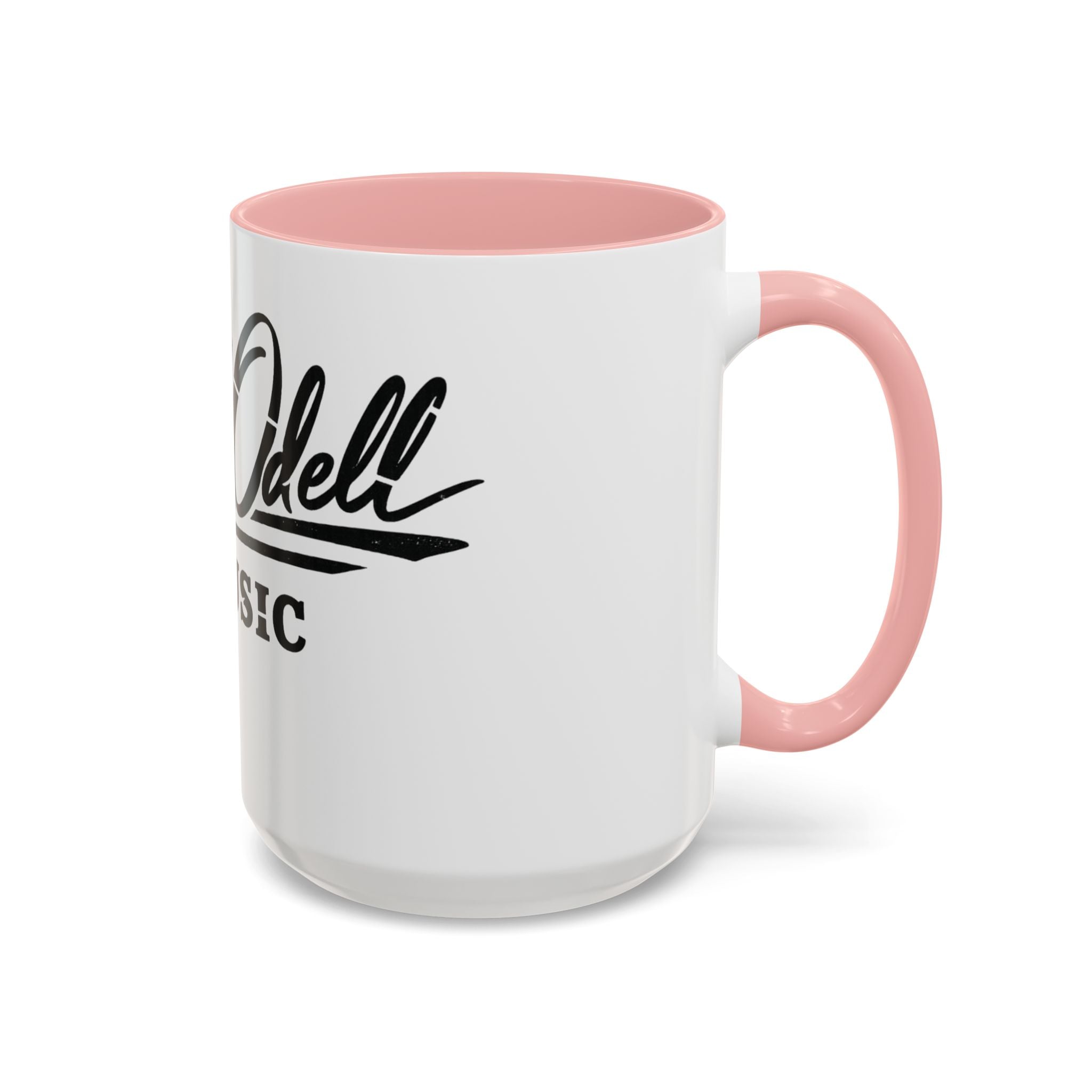 Cecil Odell Music Accent Coffee Mug: Black-Trim Musician Gift (11/15 oz)
