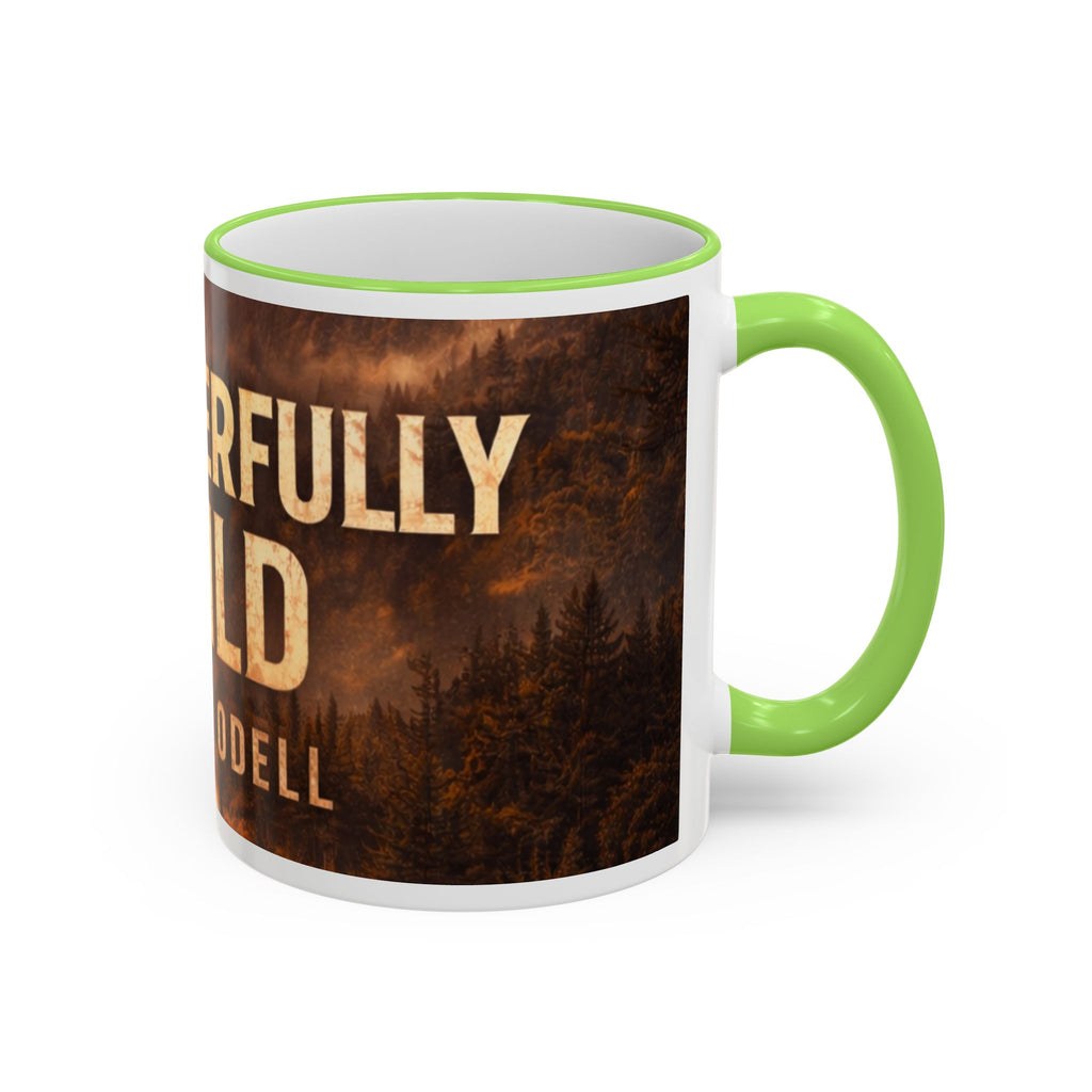 Wonderful Wild Scenic Mug: "Wonderful Wild" Cecil Odell Coffee Cup (Accent Rim & Handle)