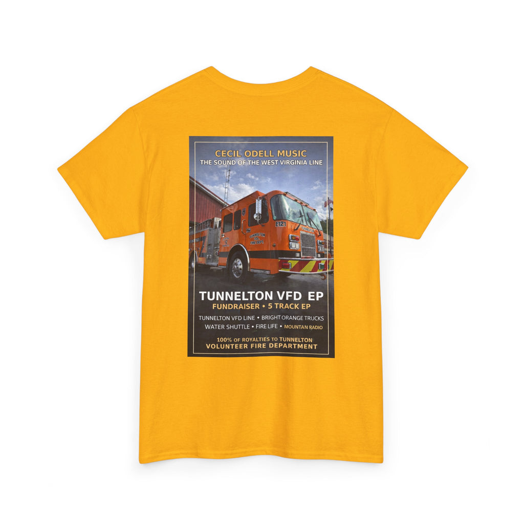 Tunnelton VFD Firetruck Tee: Volunteer Fire Department Fundraiser T-Shirt