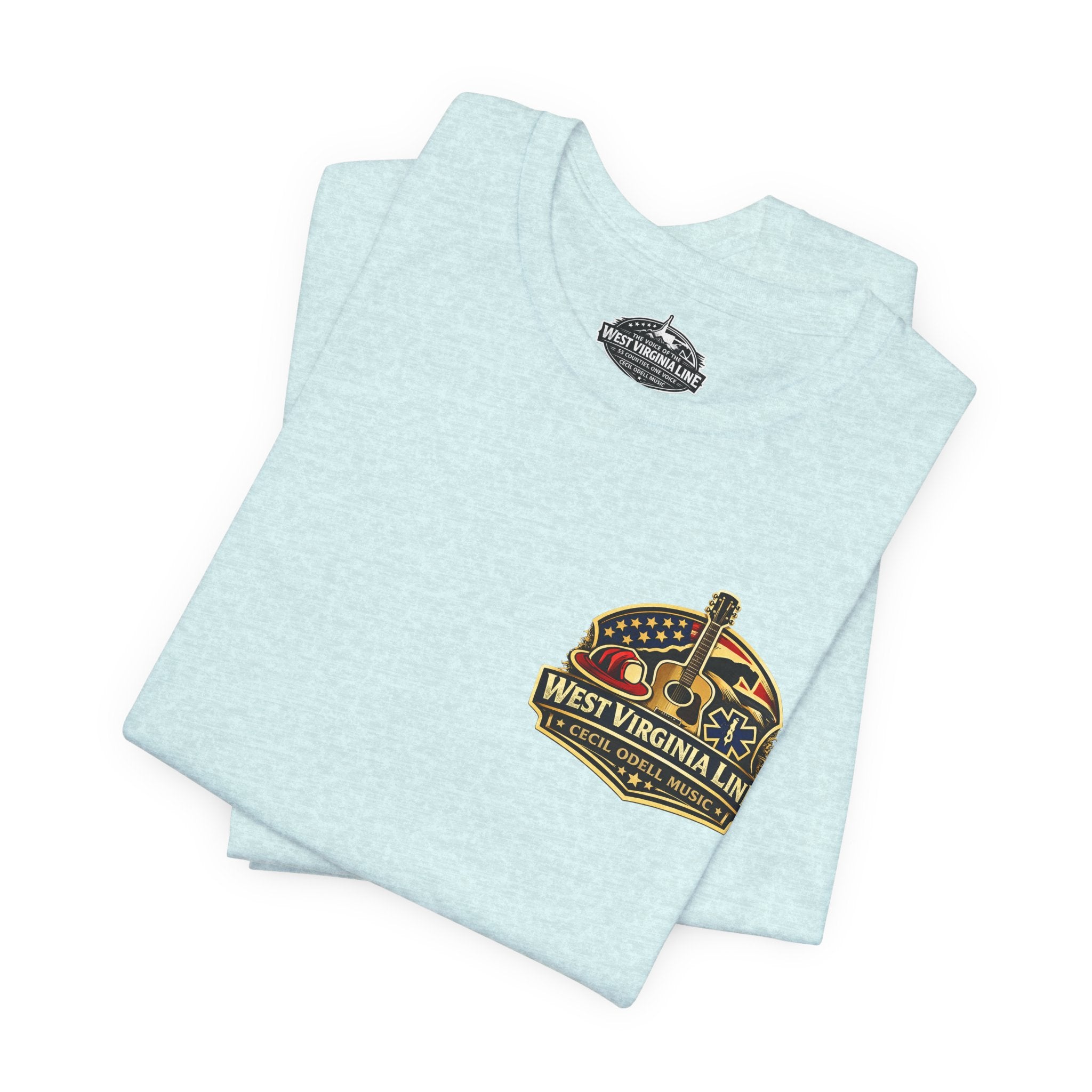 West Virginia Outlaw T-Shirt: Rustic Skull & Guns Country Graphic Tee