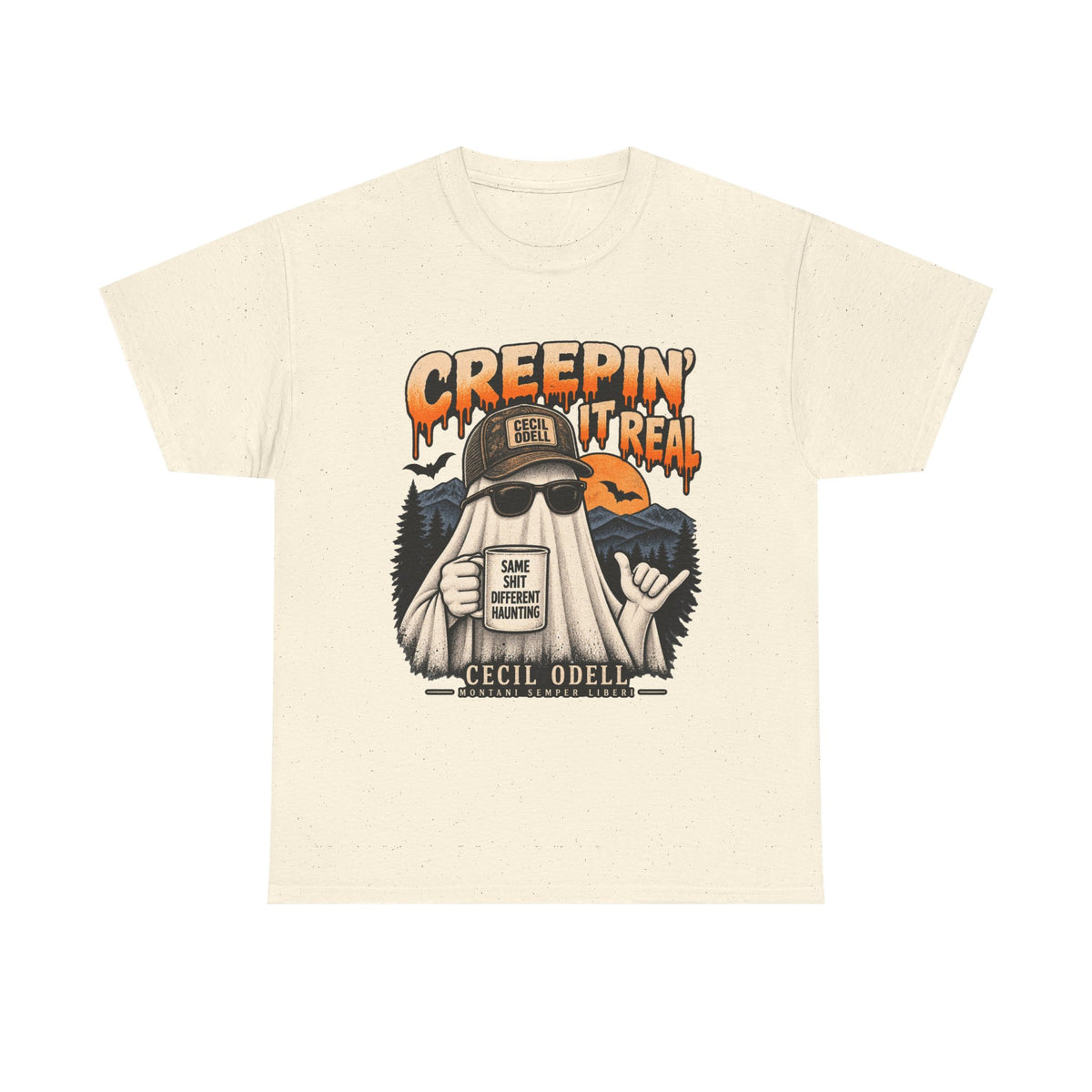 Creepin' It Real Halloween Tee | Cecil Odell