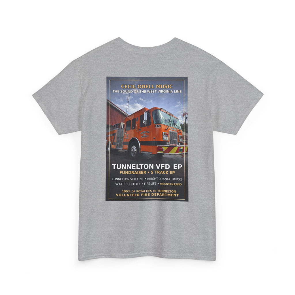 Tunnelton VFD Firetruck Tee: Volunteer Fire Department Fundraiser T-Shirt
