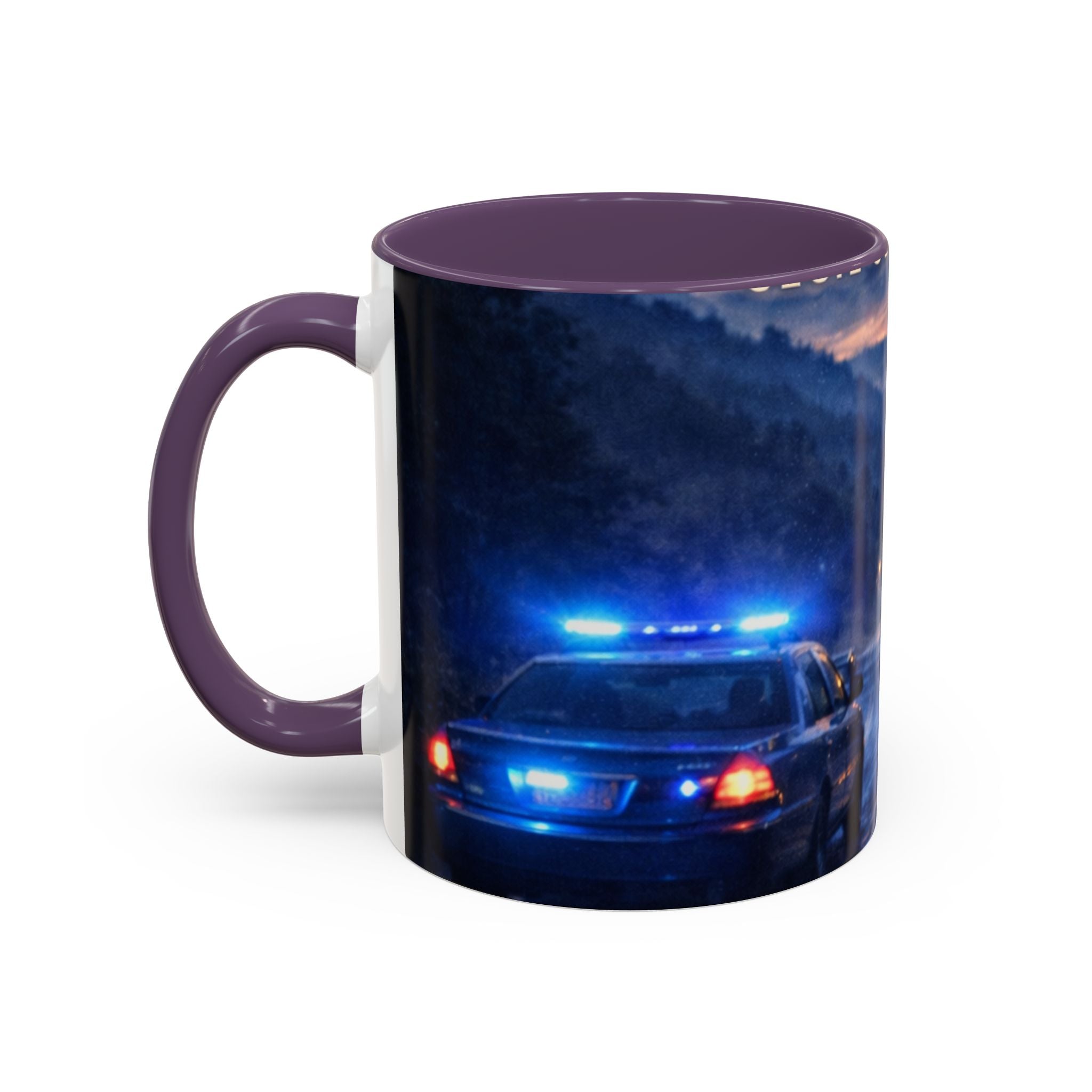 Trooper Night Patrol Coffee Mug: Rustic Western Lawman Scene (11/15oz)