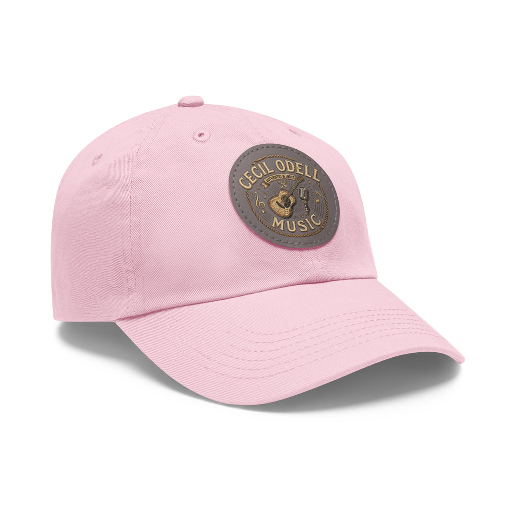 Cecil Odell Music Leather Patch Dad Hat
