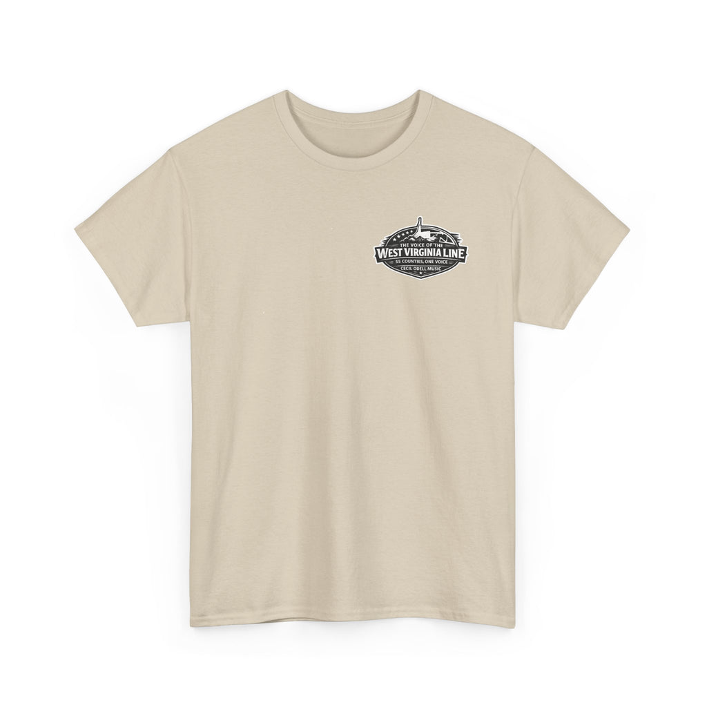 West Virginia Line Tee: 'The Voice of the West Virginia Line' Graphic T-Shirt