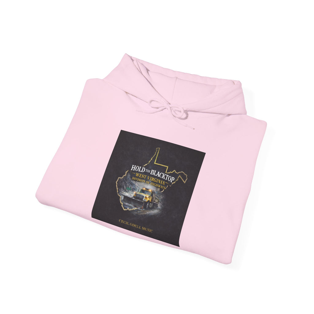 Hoodie: "Hold The Blacktop" Vintage Road Trip Graphic Pullover
