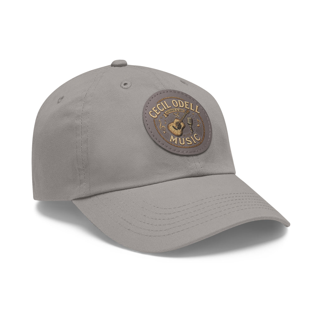 Cecil Odell Music Leather Patch Dad Hat