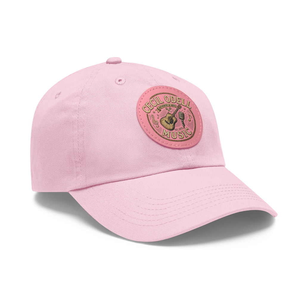 Cecil Odell Music Leather Patch Dad Hat