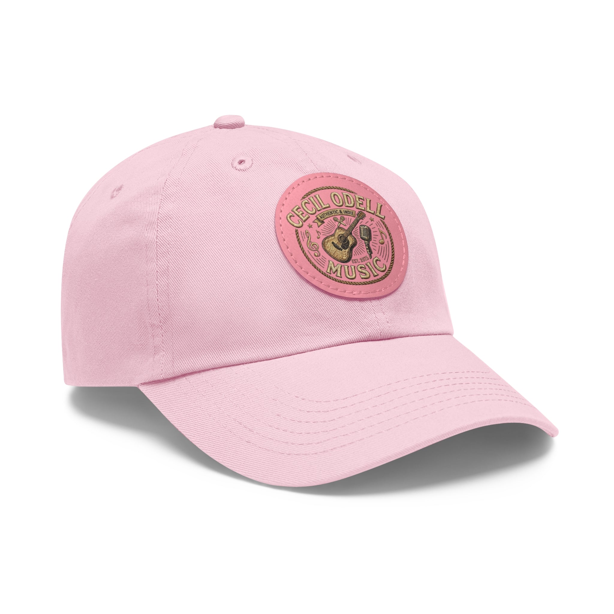 Cecil Odell Music Leather Patch Dad Hat