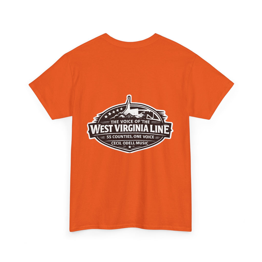 West Virginia Line Tee: 'The Voice of the West Virginia Line' Graphic T-Shirt