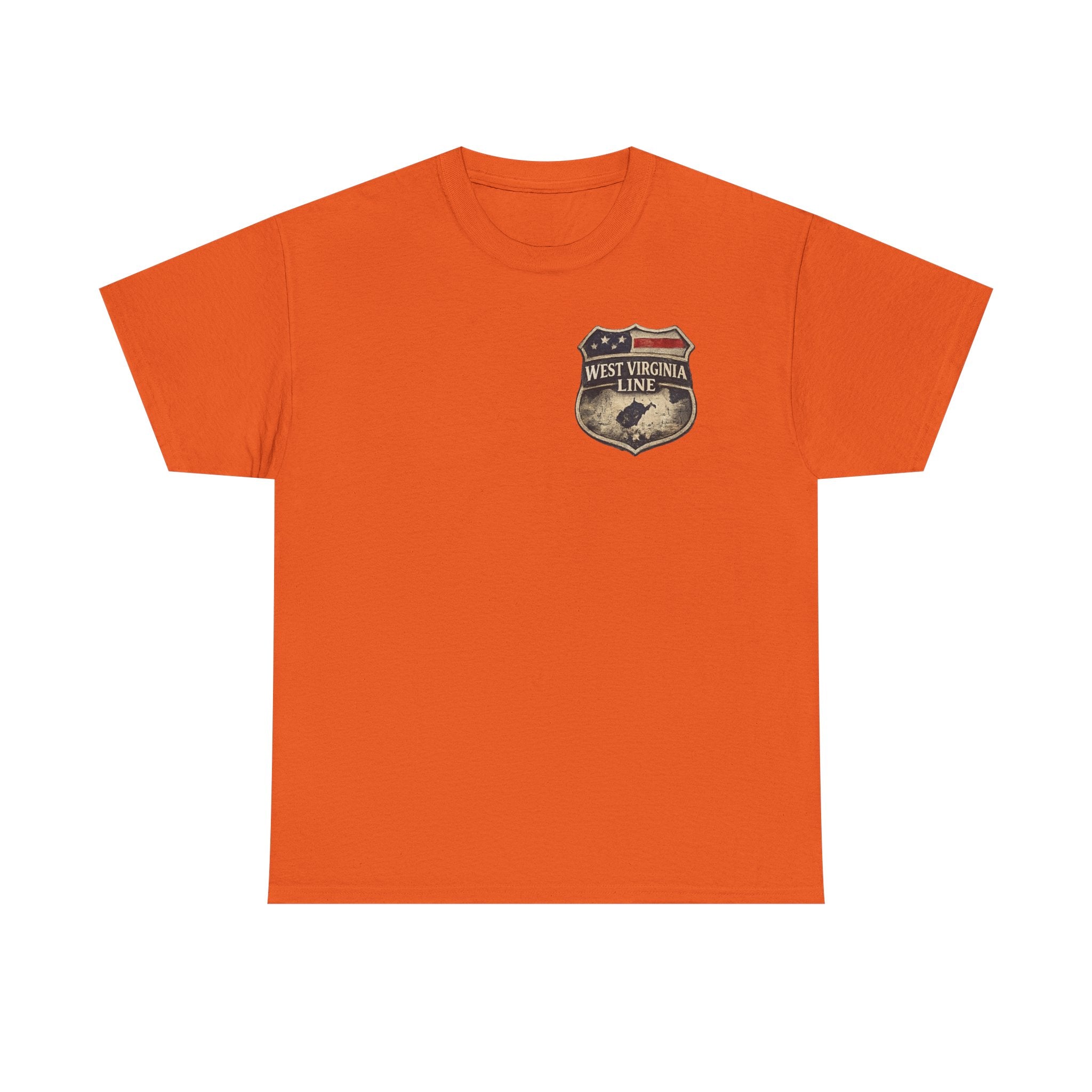 West Virginia Line Benefit Tee: Supporting First Responders (Eagle & Flag)