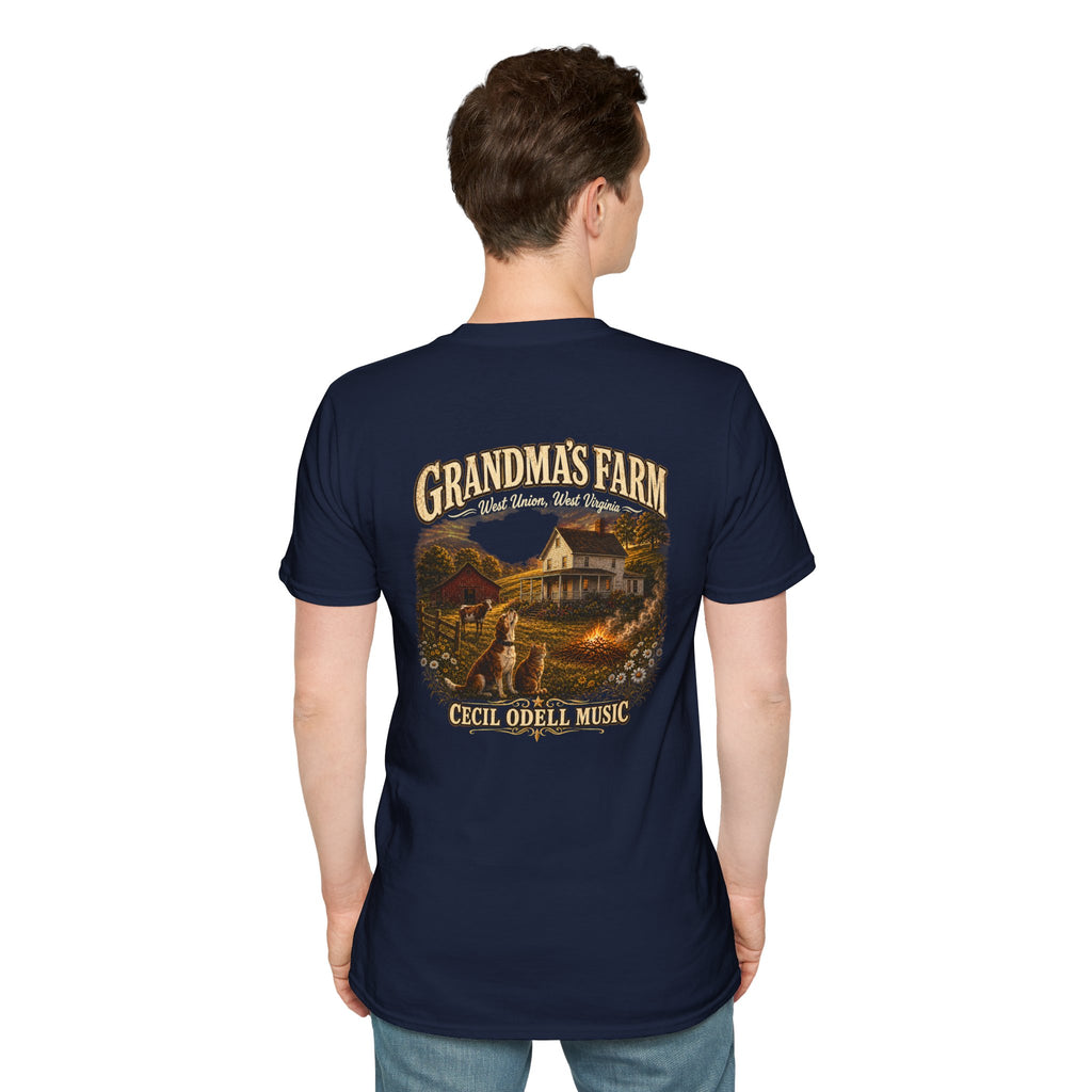 Grandma's Farm T-Shirt: West Union West Virginia Rustic Country Tee