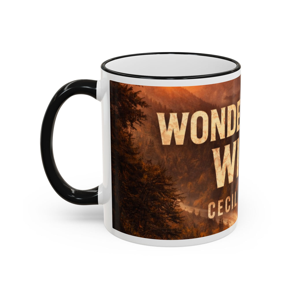 Wonderful Wild Scenic Mug: "Wonderful Wild" Cecil Odell Coffee Cup (Accent Rim & Handle)
