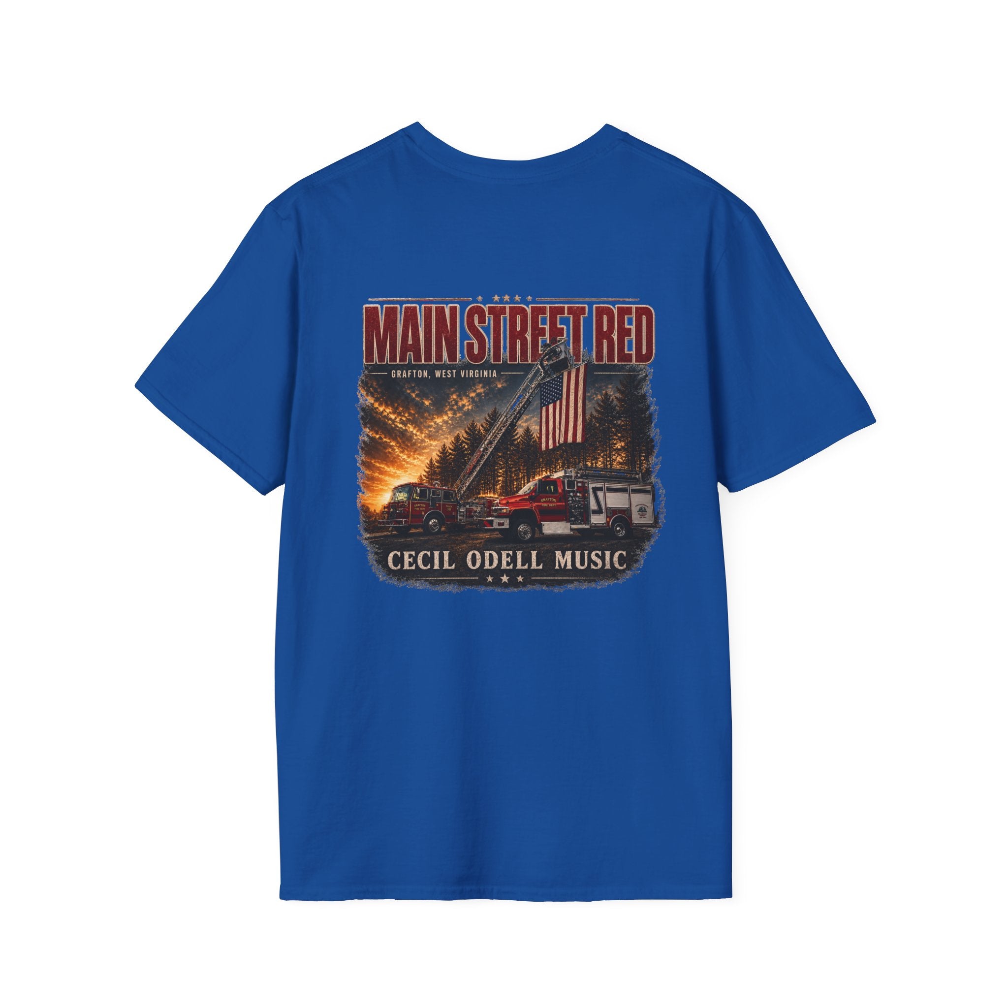 Main Street Red Grafton VFD T-Shirt