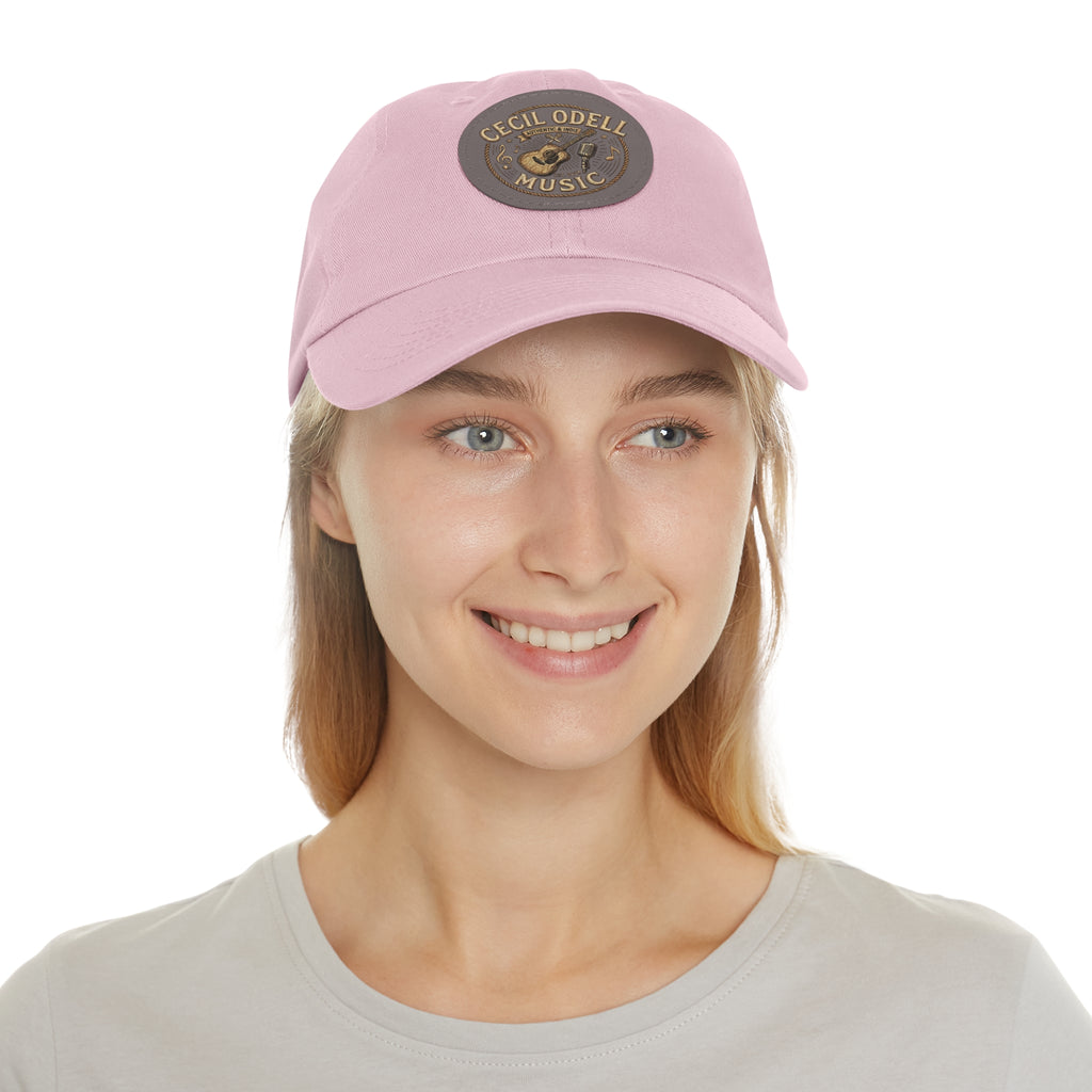 Cecil Odell Music Leather Patch Dad Hat