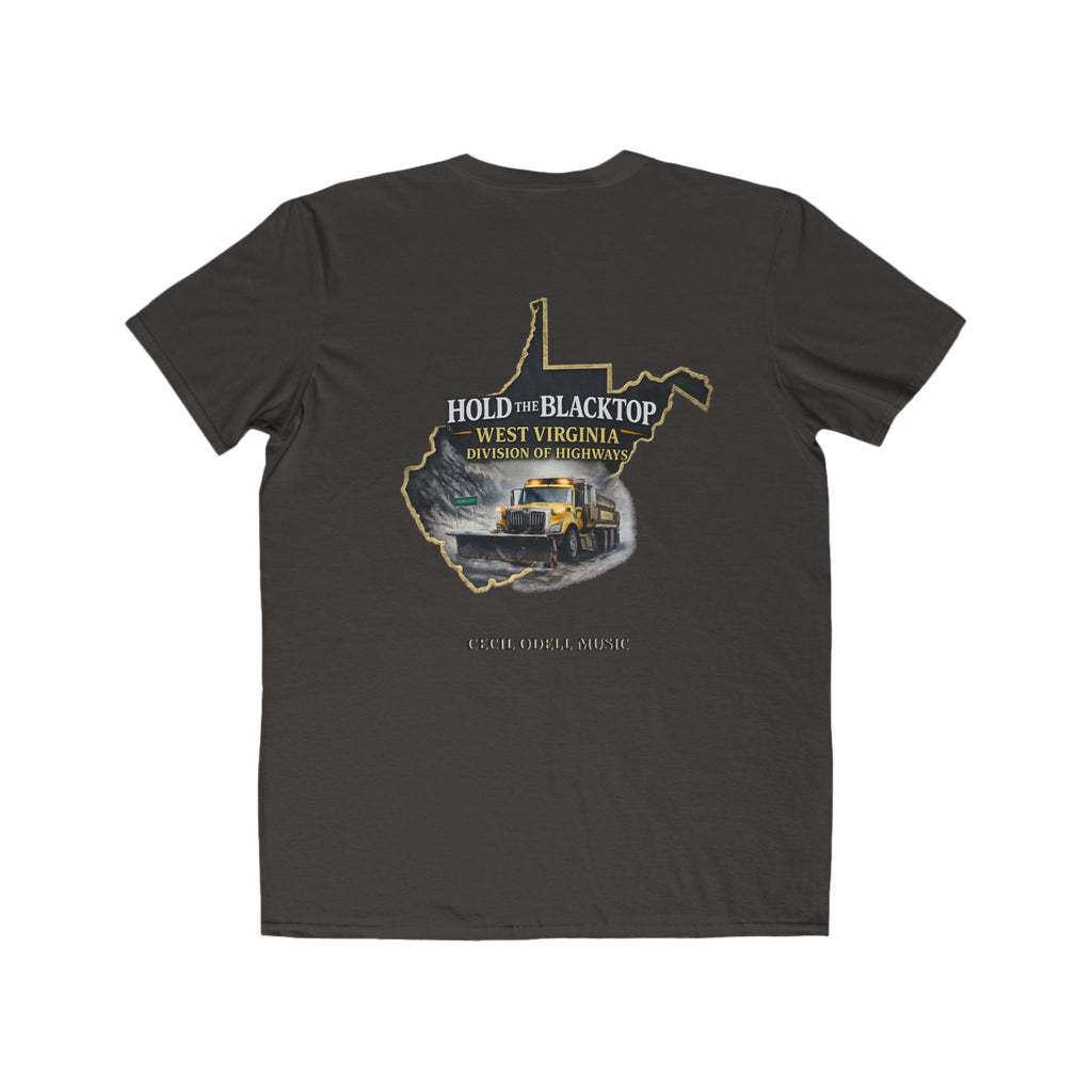 West Virginia Map T‑Shirt: "Hold the Blacktop" Vintage Truck Graphic Tee
