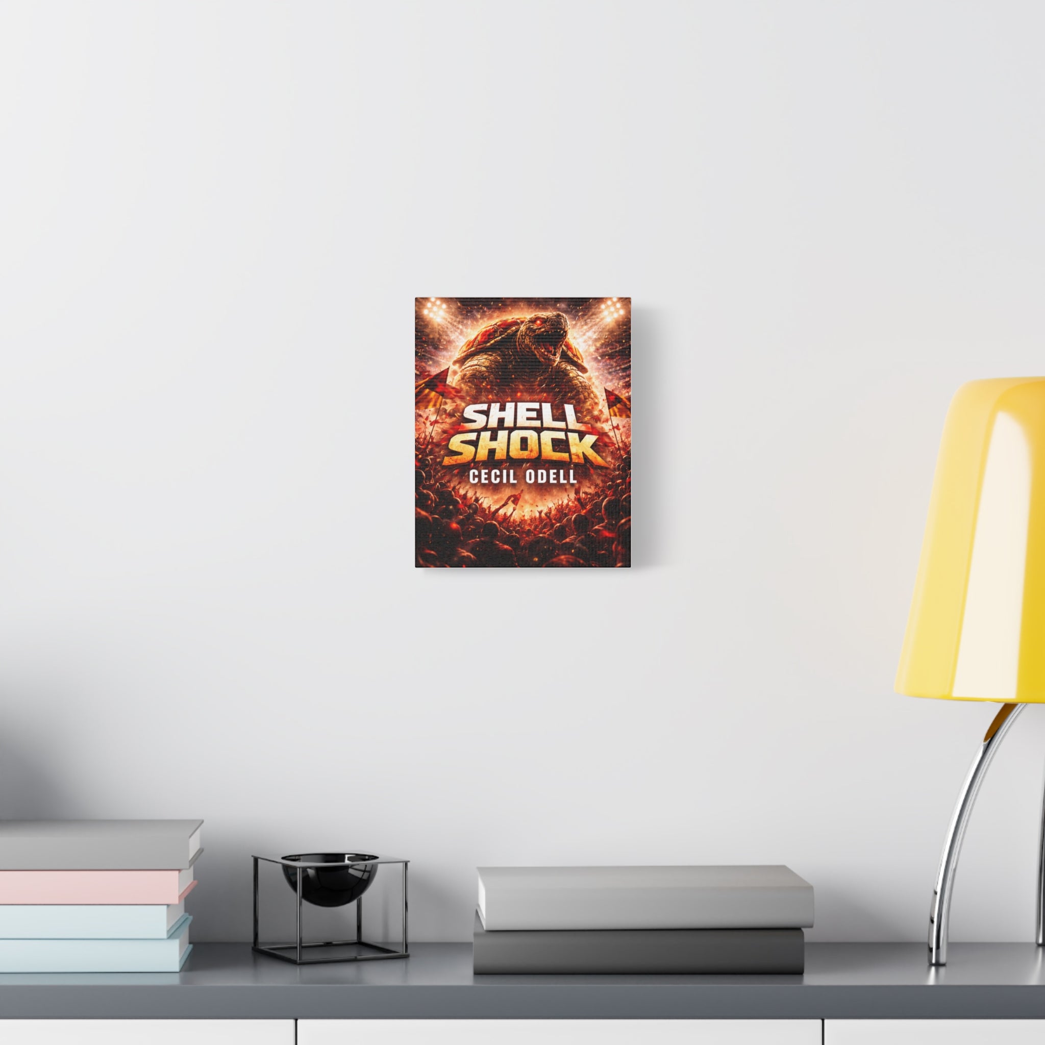 Shell Shock Canvas Print: Dramatic Monster Art Wrap (Cecil Odell)
