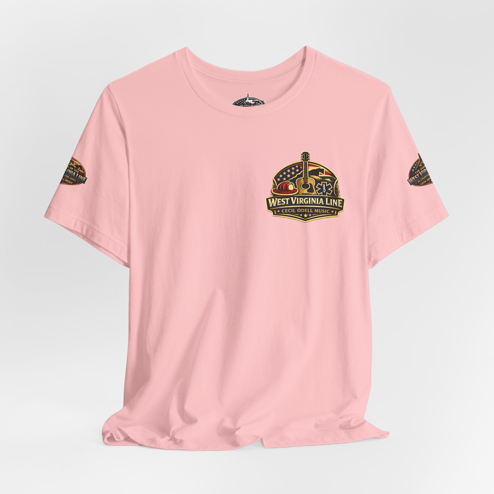 West Virginia Outlaw T-Shirt: Rustic Skull & Guns Country Graphic Tee