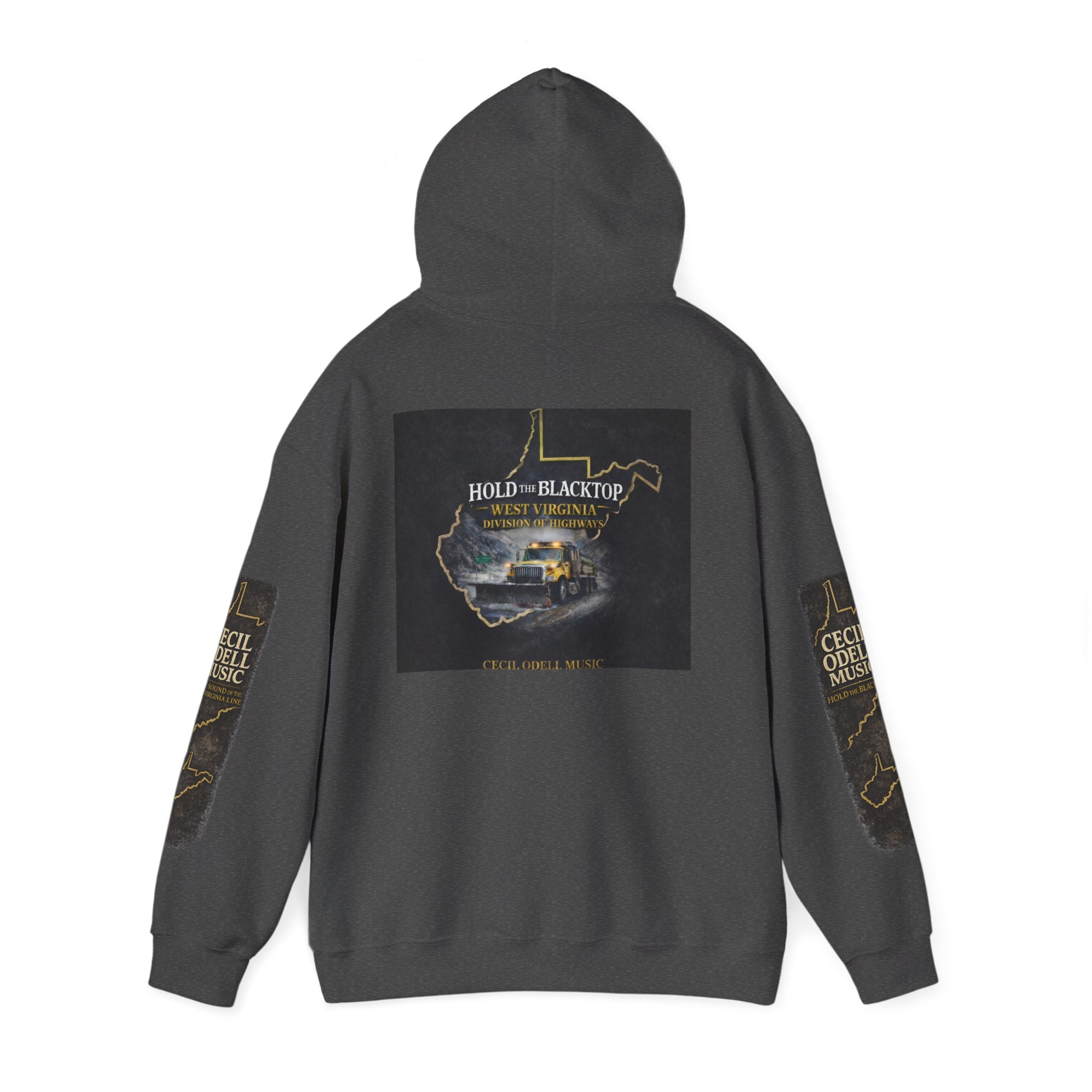 Hoodie: "Hold The Blacktop" Vintage Road Trip Graphic Pullover