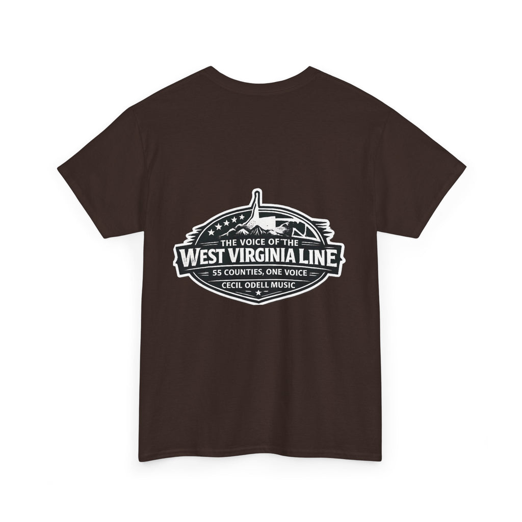 West Virginia Line Tee: 'The Voice of the West Virginia Line' Graphic T-Shirt