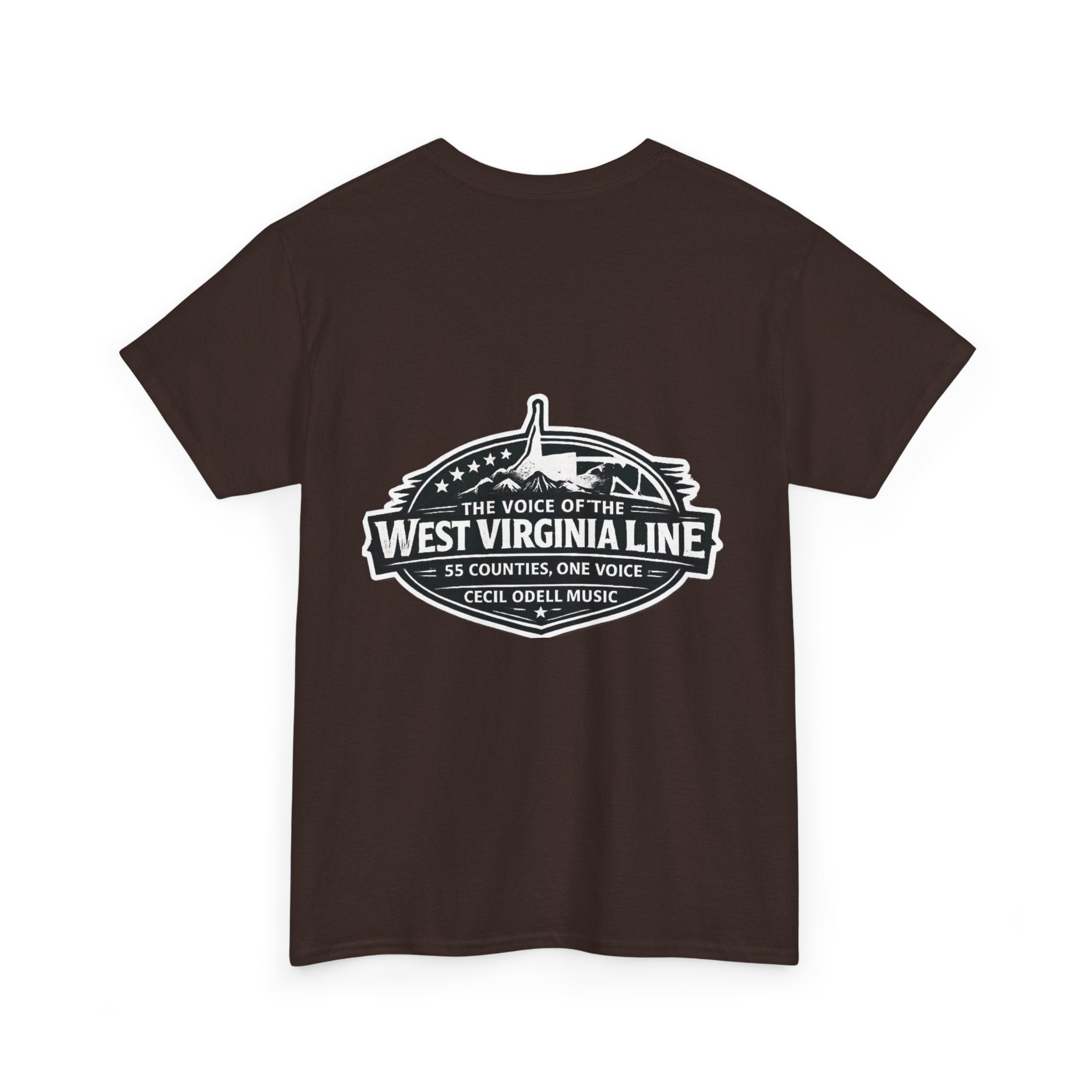 West Virginia Line Tee: 'The Voice of the West Virginia Line' Graphic T-Shirt