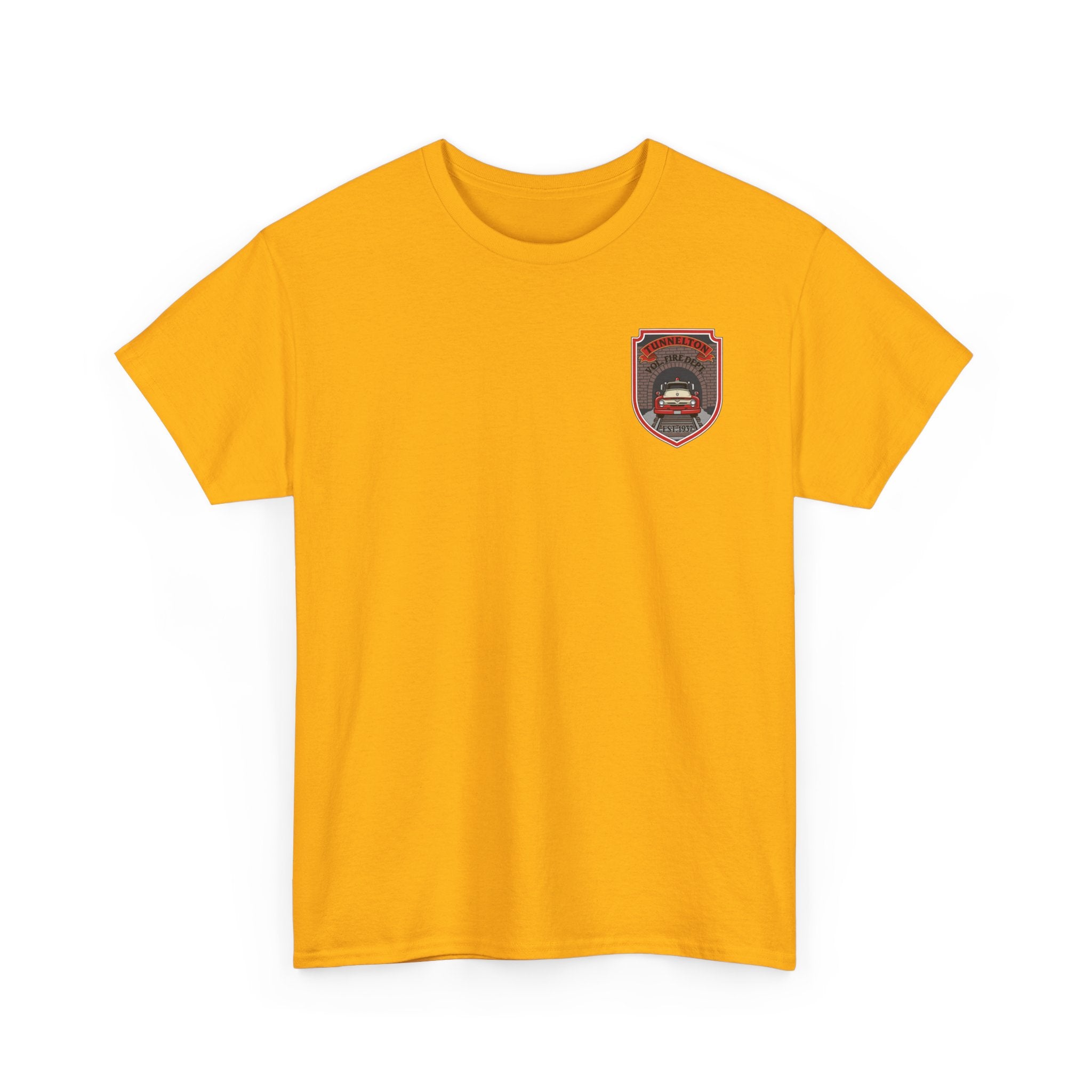 Tunnelton VFD Firetruck Tee: Volunteer Fire Department Fundraiser T-Shirt