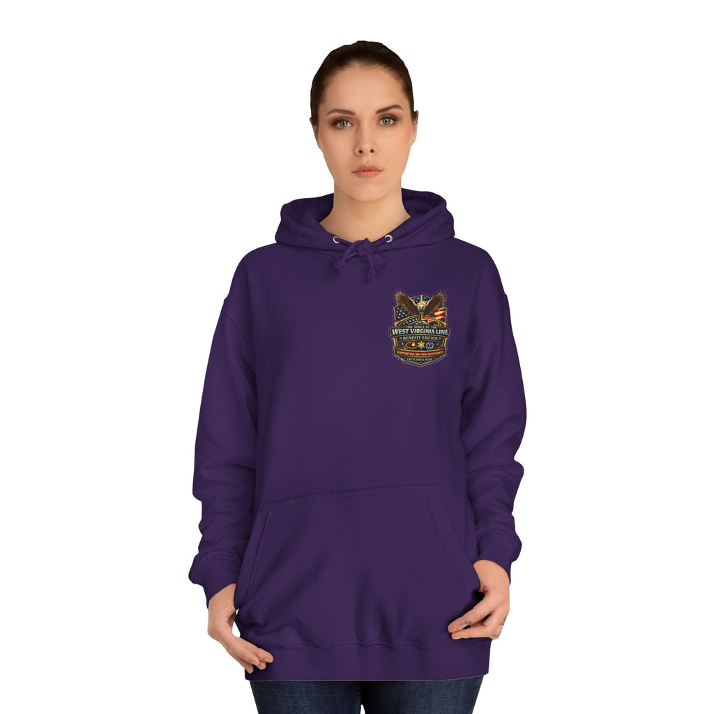 West Virginia Line Badge Hoodie: State & First Responder Tribute