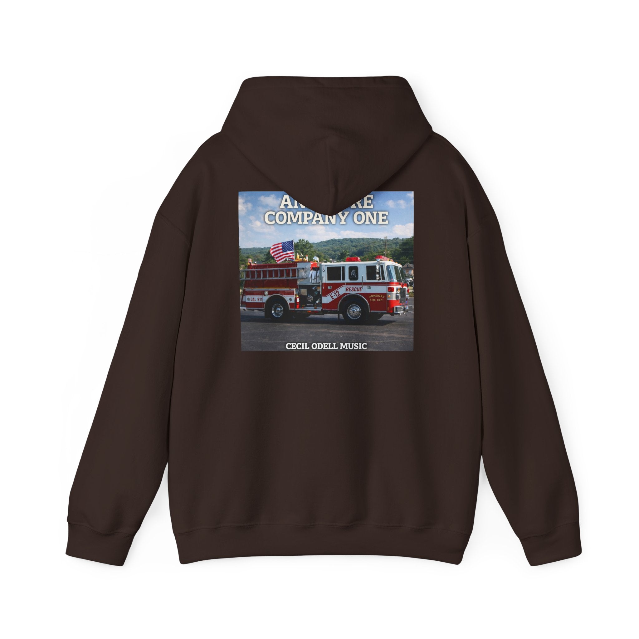 West Virginia Line Firetruck Hoodie: "The Sound of the West Virginia Line" Tribute Sweatshirt