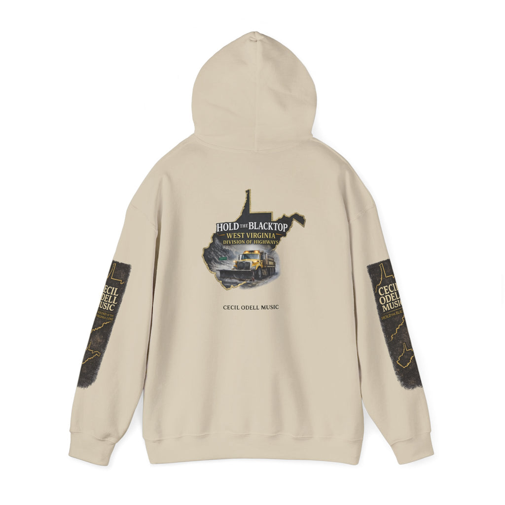 Hold the Blacktop Hoodie: Classic Road Trip Graphic Pullover
