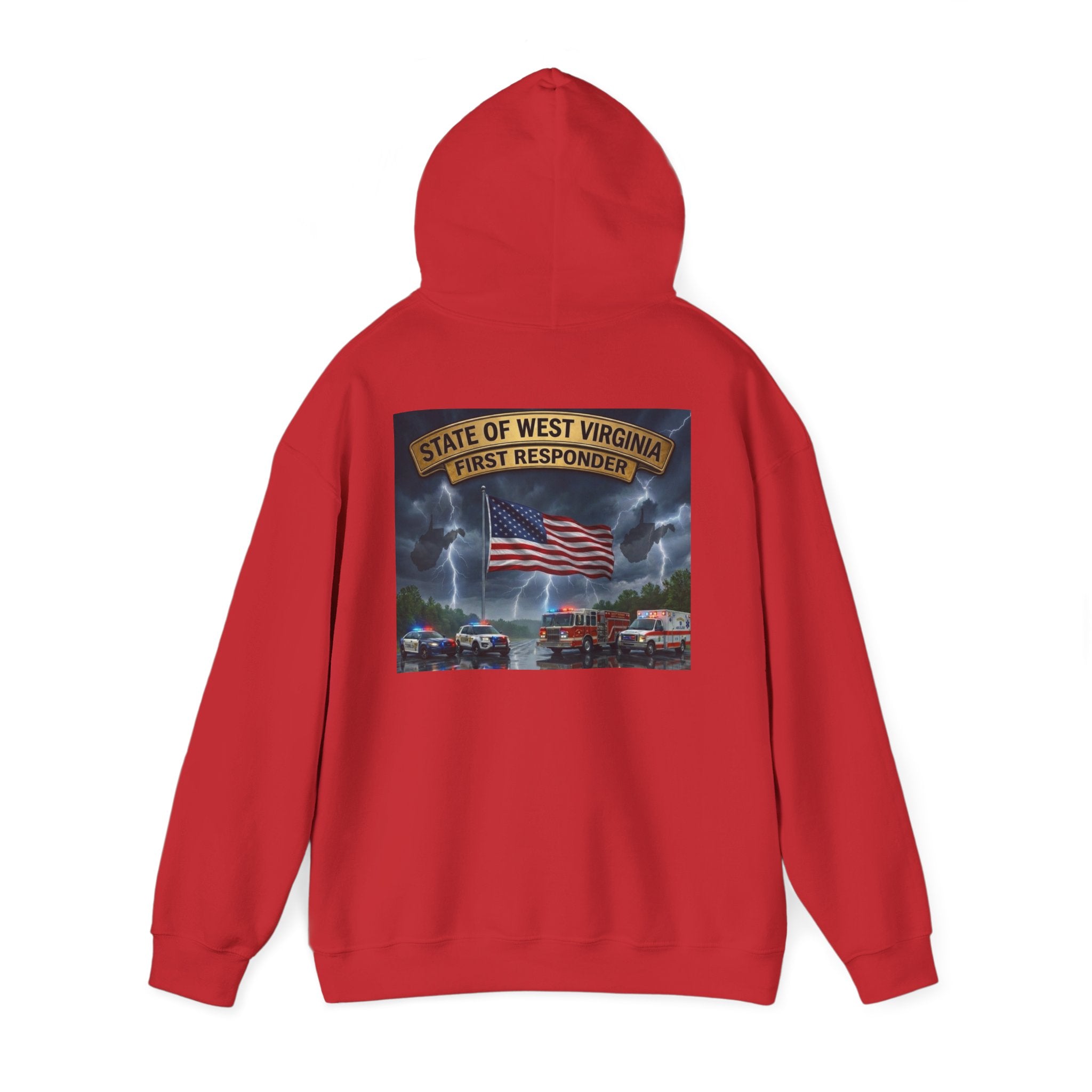 Preston County 911 First Responder Hoodie: Virginia Emergency Services Tribute