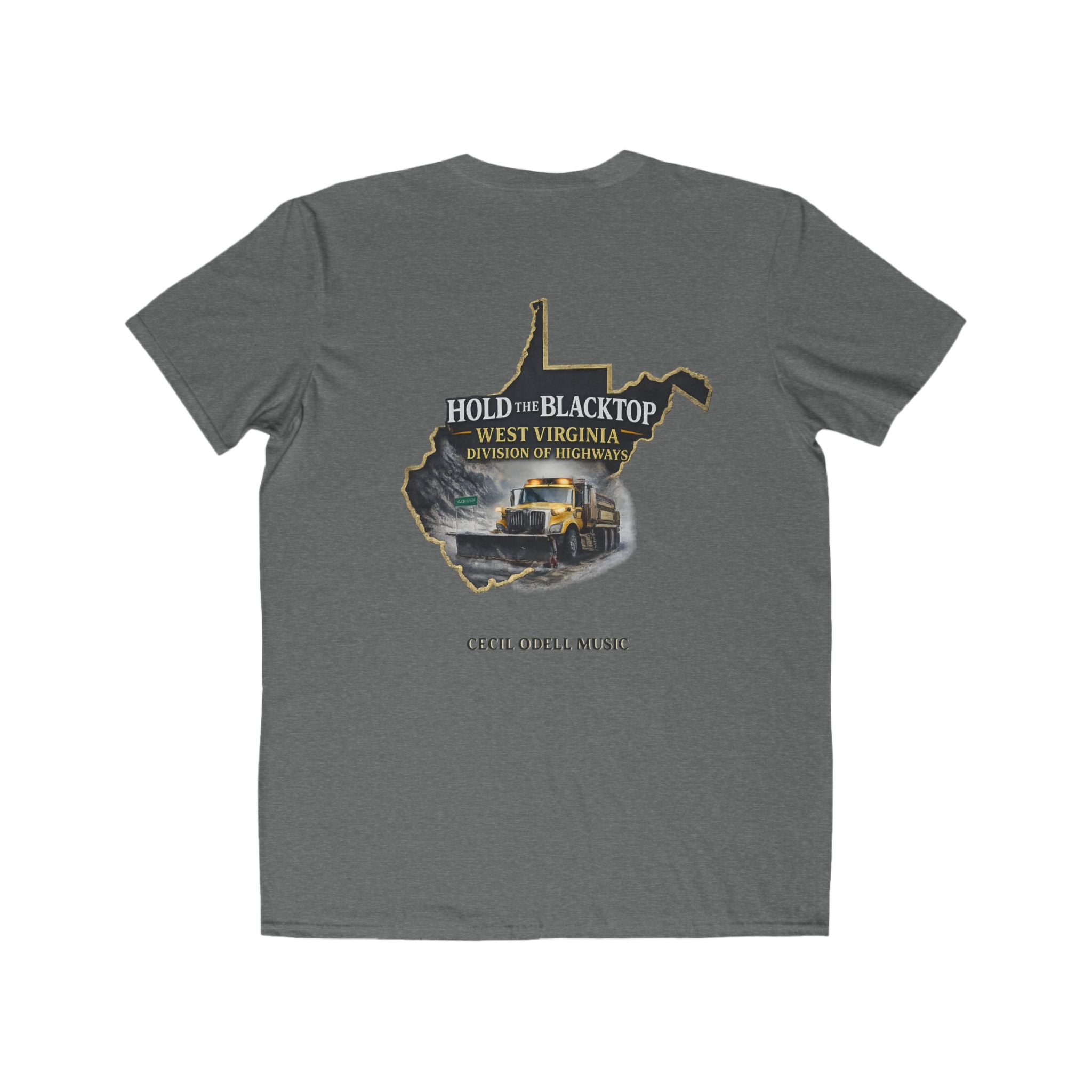West Virginia Map T‑Shirt: "Hold the Blacktop" Vintage Truck Graphic Tee
