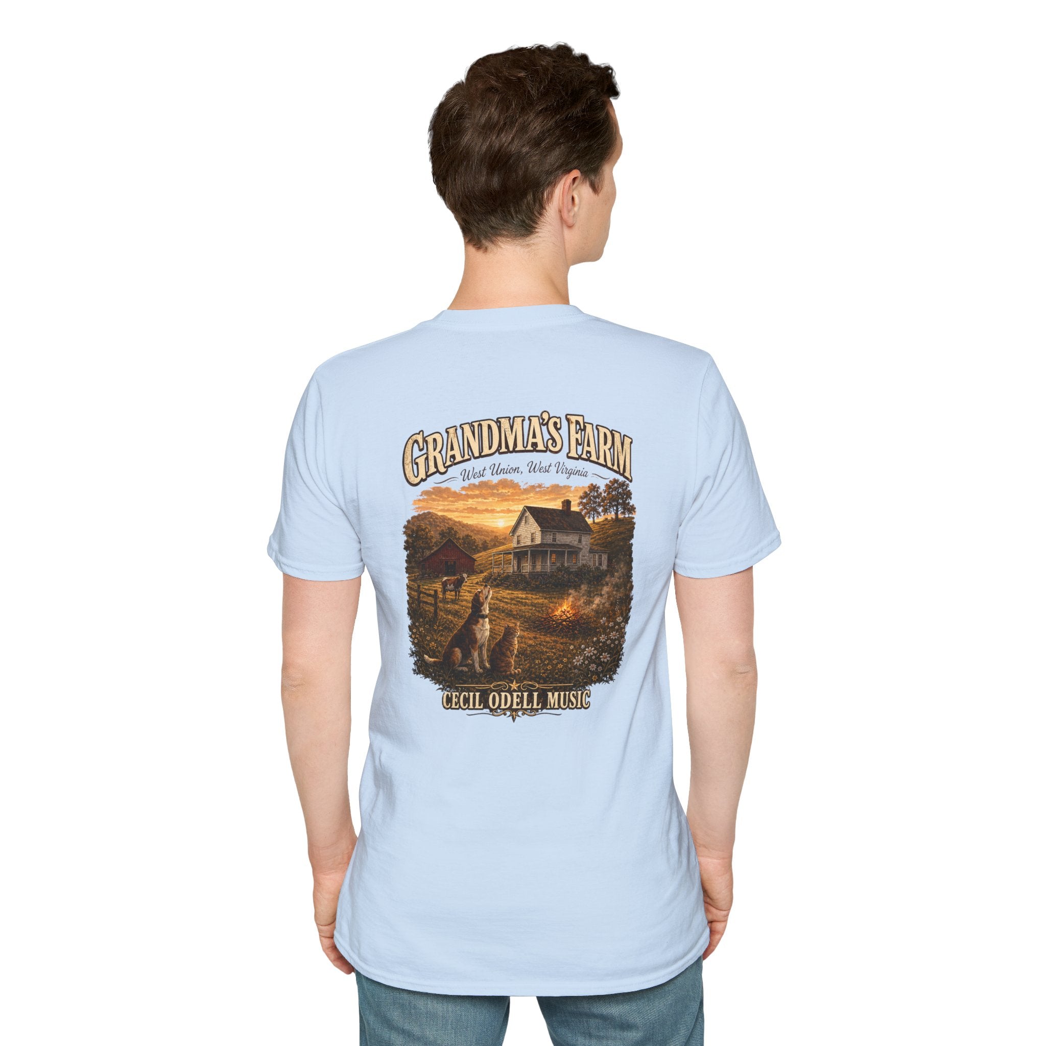 Grandma's Farm T-Shirt: West Union West Virginia Rustic Country Tee