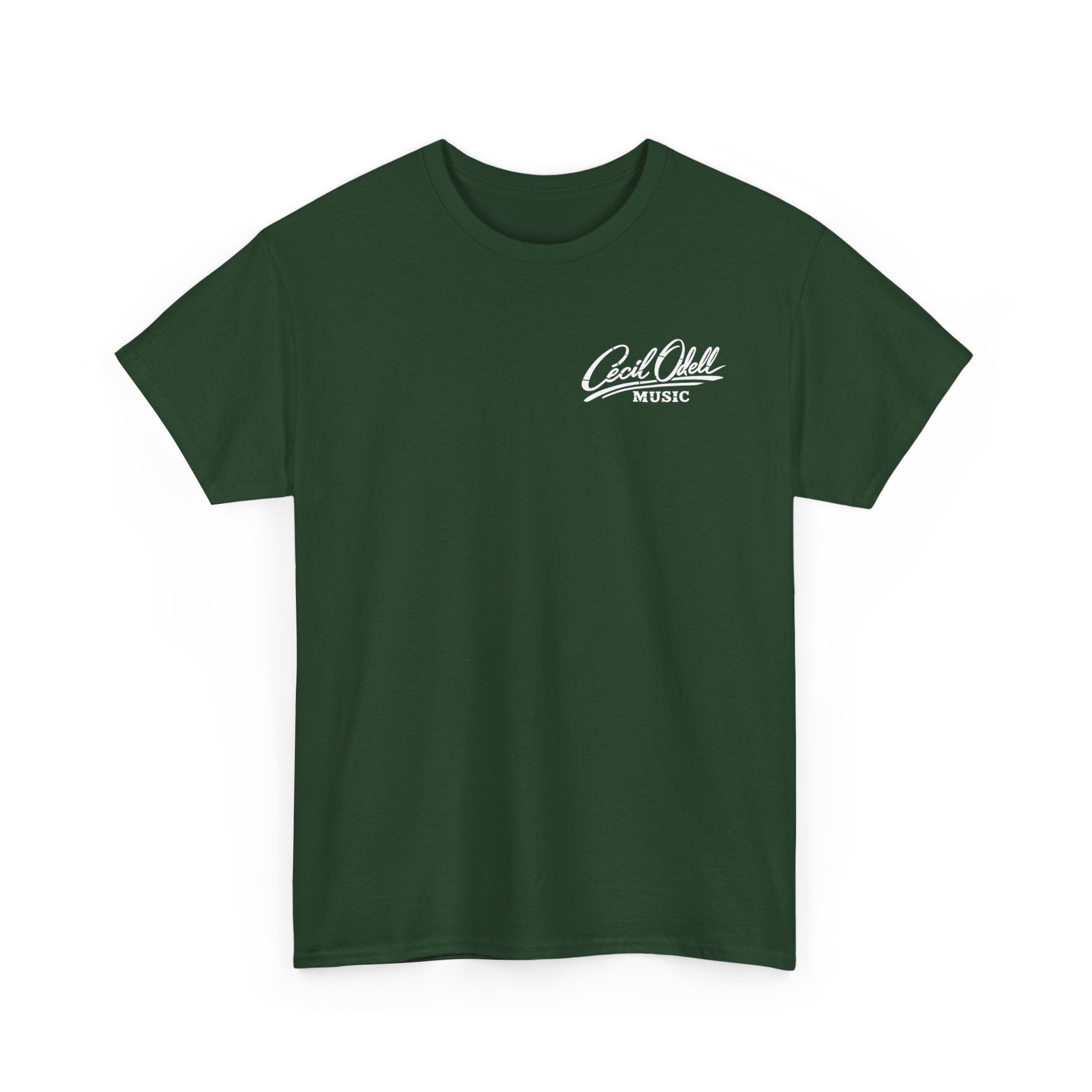 K9 Partner T-Shirt: 'Cecil Odell Music' Script Chest Design