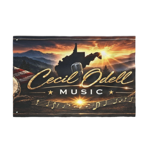 Cecil Odell Music Double-Sided Decorative Flag