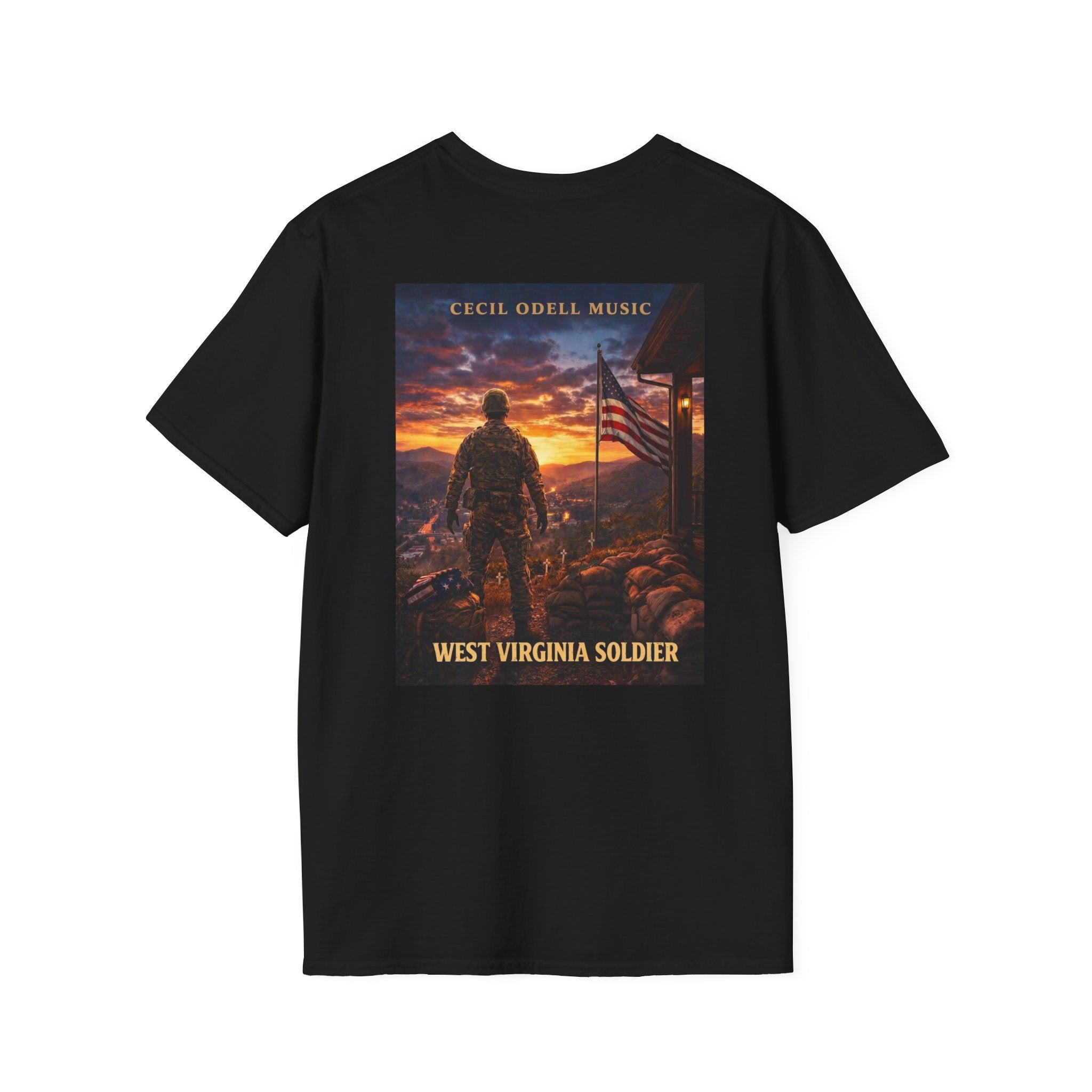 West Virginia Soldier T-Shirt: Patriotic Veteran Tribute Tee