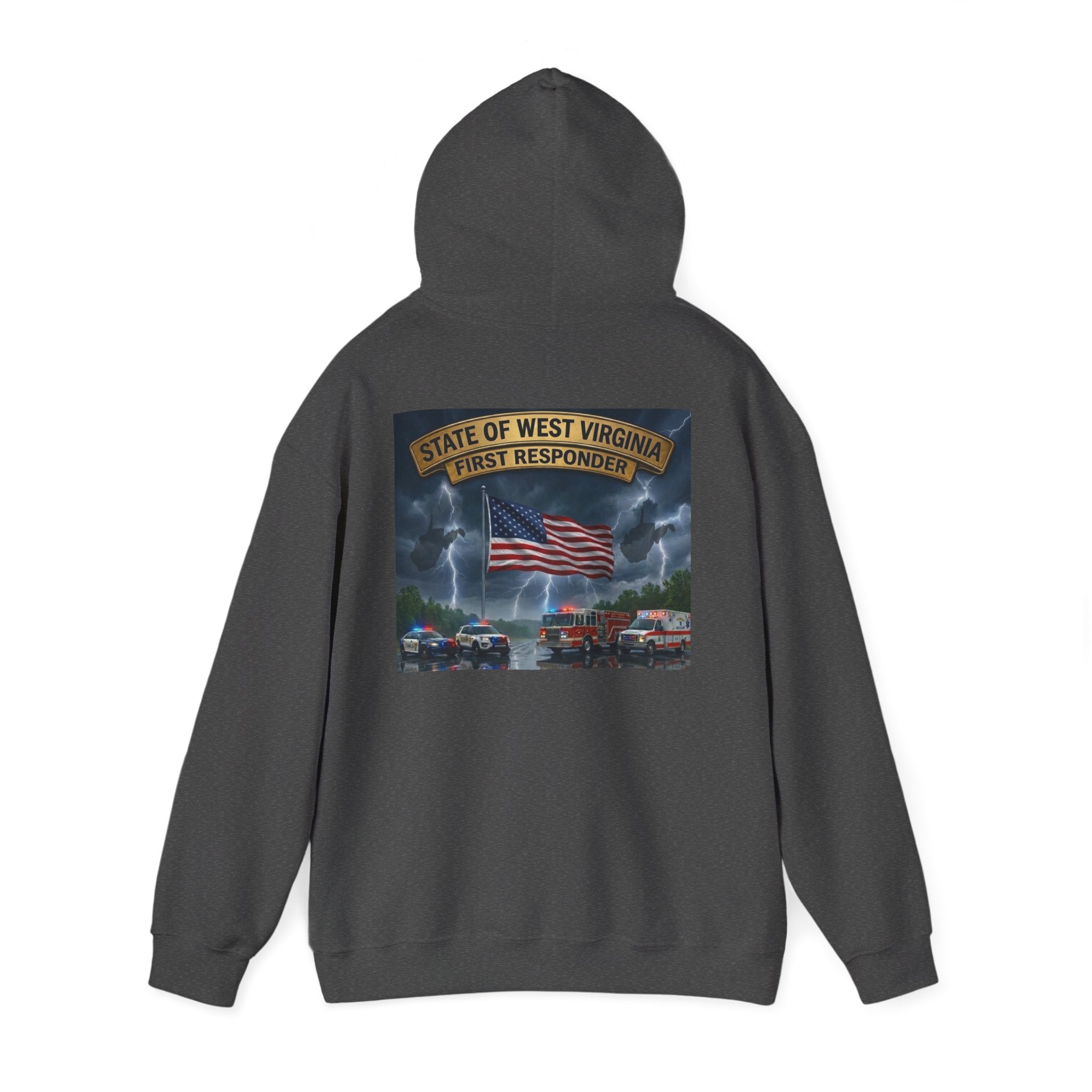 Preston County 911 First Responder Hoodie: Virginia Emergency Services Tribute