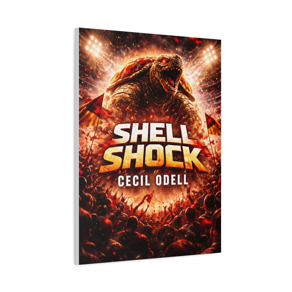 Shell Shock Canvas Print: Dramatic Monster Art Wrap (Cecil Odell)