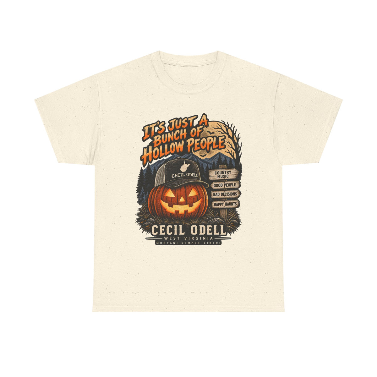 It's Just a Bunch of Hollow People Halloween Tee | Cecil Odell