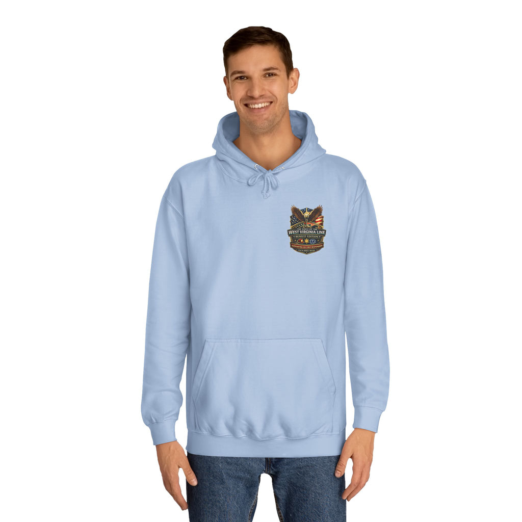 West Virginia Line Badge Hoodie: State & First Responder Tribute