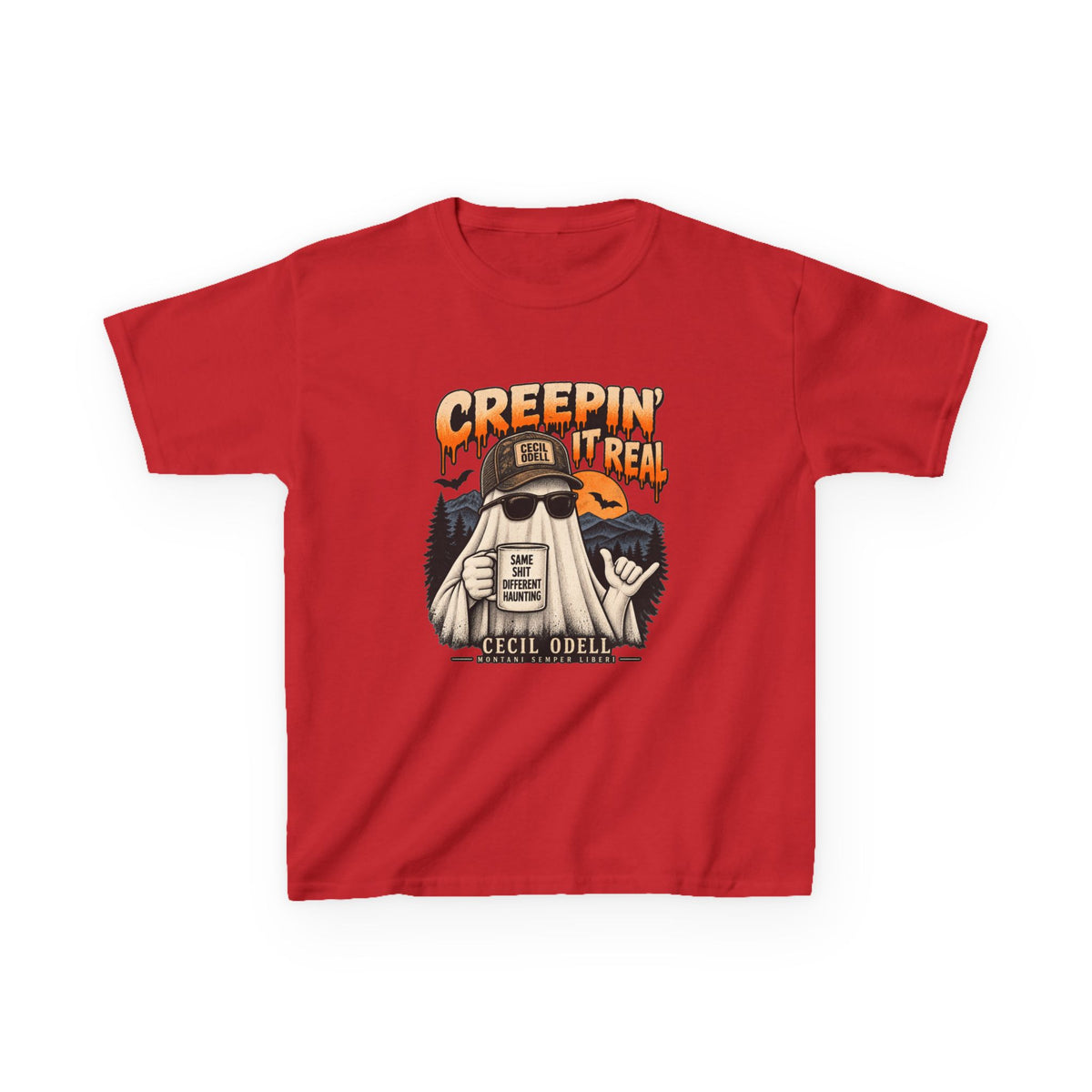 Creepin' It Real Kids Halloween Tee | Cecil Odell