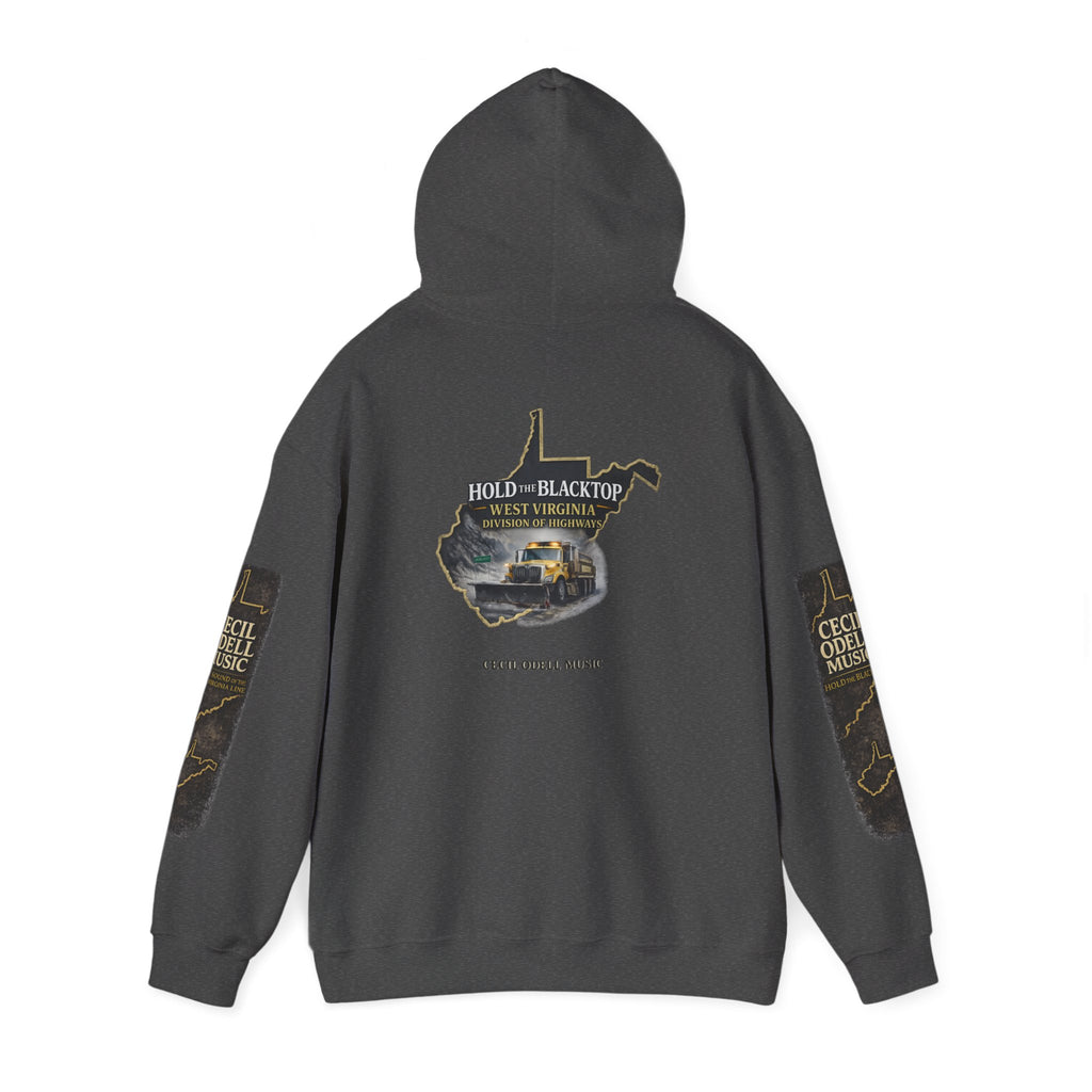 Hold the Blacktop Hoodie: Classic Road Trip Graphic Pullover